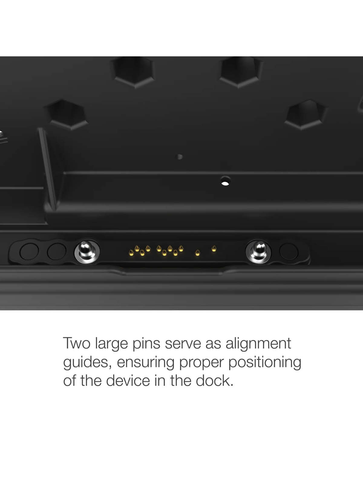 RAM Mounts Form-Fit Halteschale (Schlüsselverriegelung) für Getac ZX80 Rugged Tablet - 5.5mm DC & USB-A-Anschluss