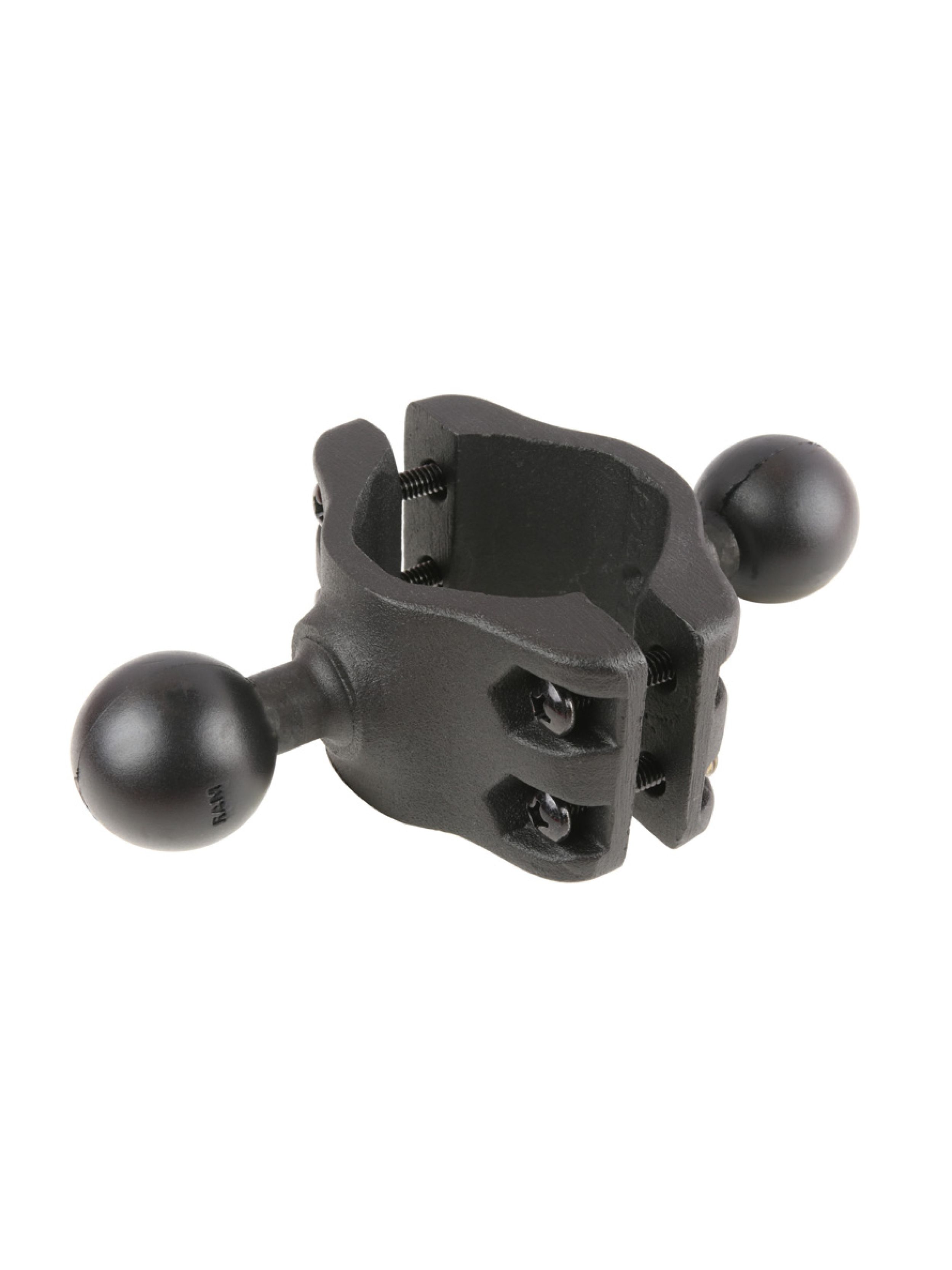 RAM Mounts Rohrklemme für Durchmesser 50,8-63,5 mm mit 2 Kugeln - C-Kugel (1,5 Zoll)