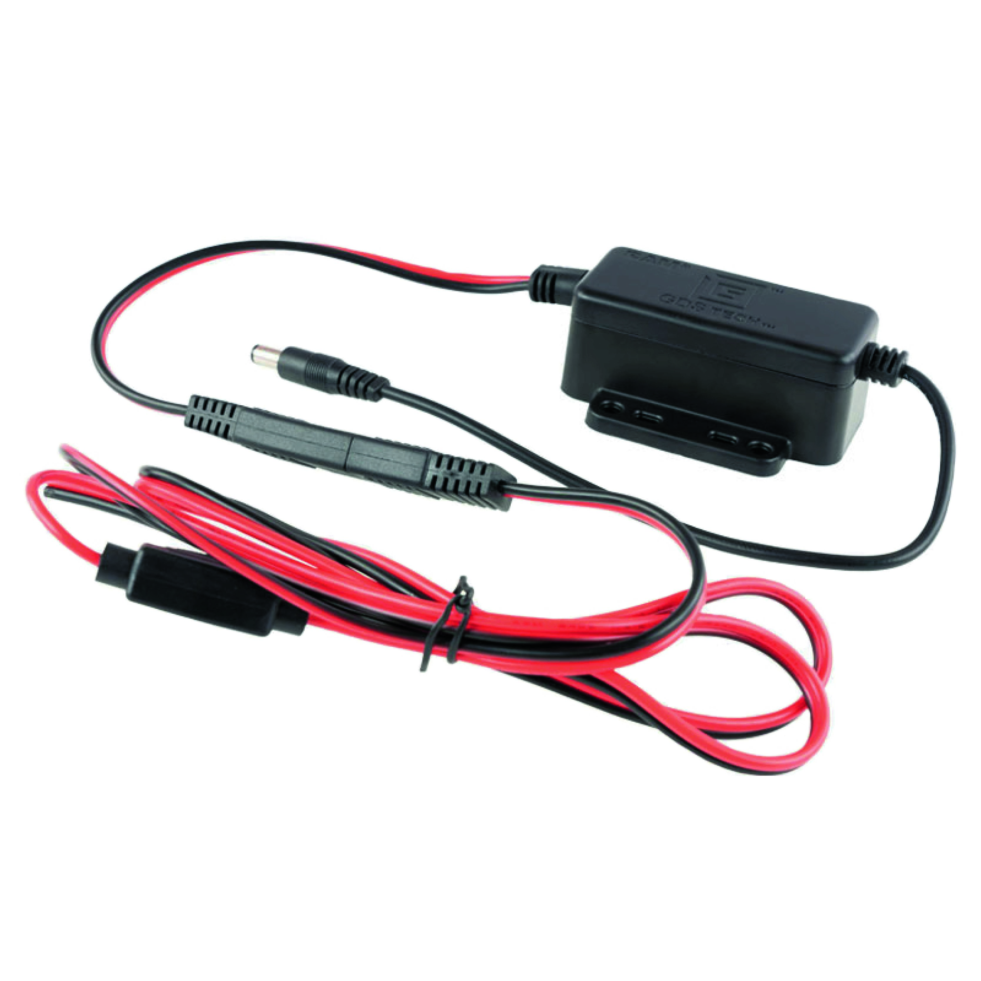 RAM Mounts GDS Strom-Modul  - SAE/offene Enden, 10-30V DC Eingang, 12V DC Ausgang, Klinke (DC) 5.5 mm OD x 2.5 mm ID, IP66