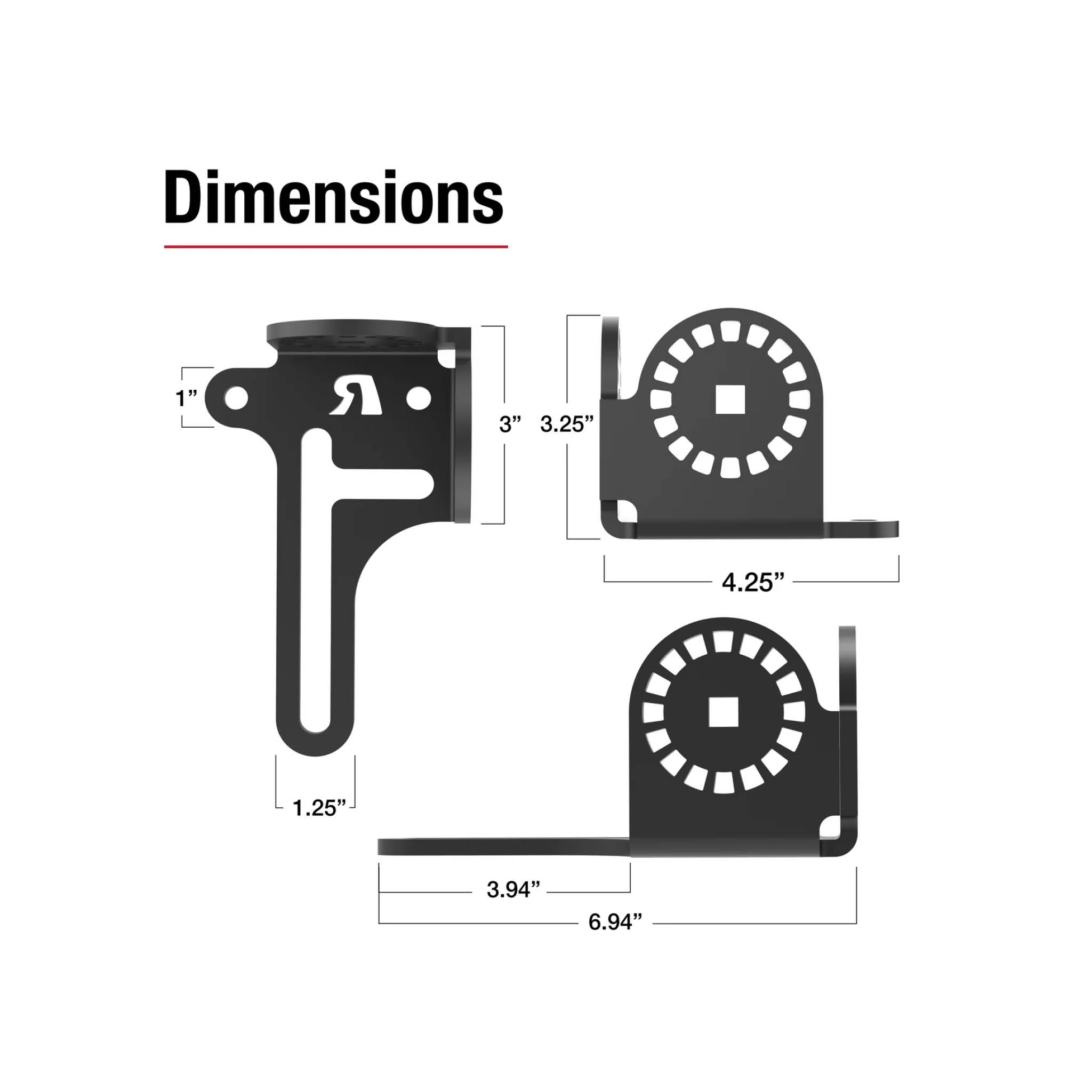 RAM Mounts Pod HD entgegengesetzte Fahrzeug-Basis