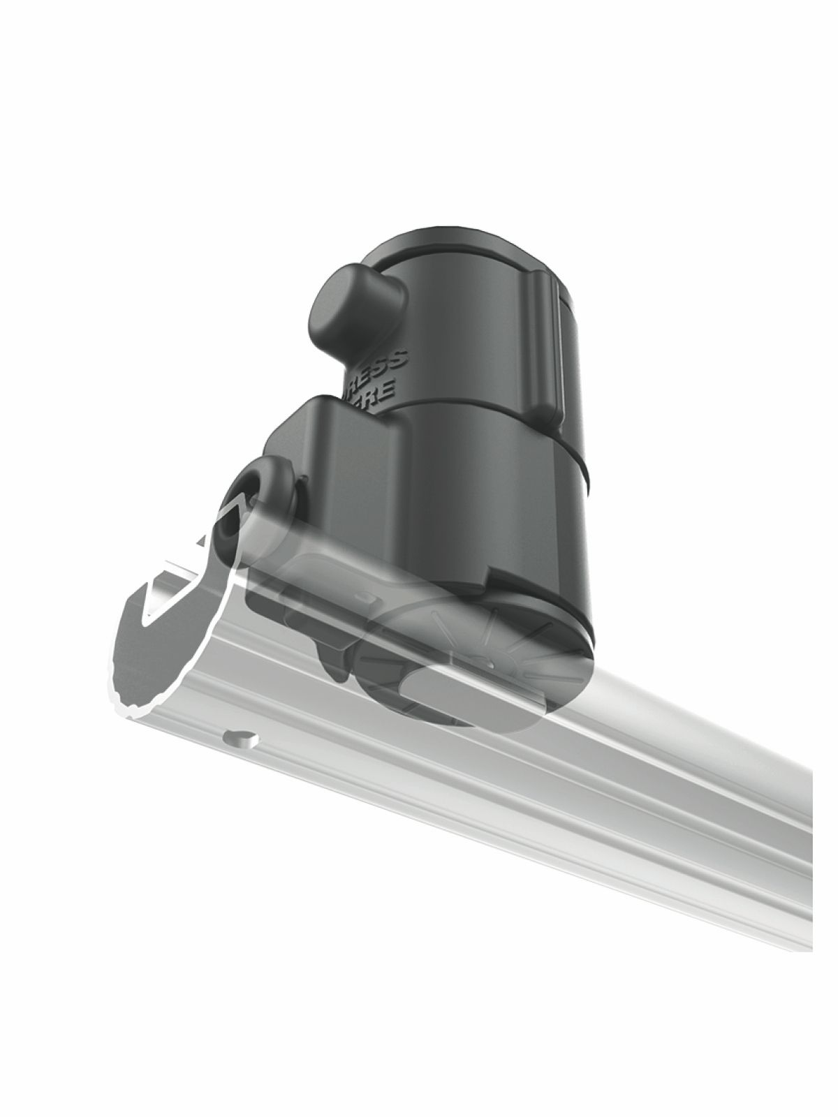 RAM Mounts Universal Adapt-A-Post Track-Basis - Spline-Post-Aufnahme, Tough-Track kompatibel