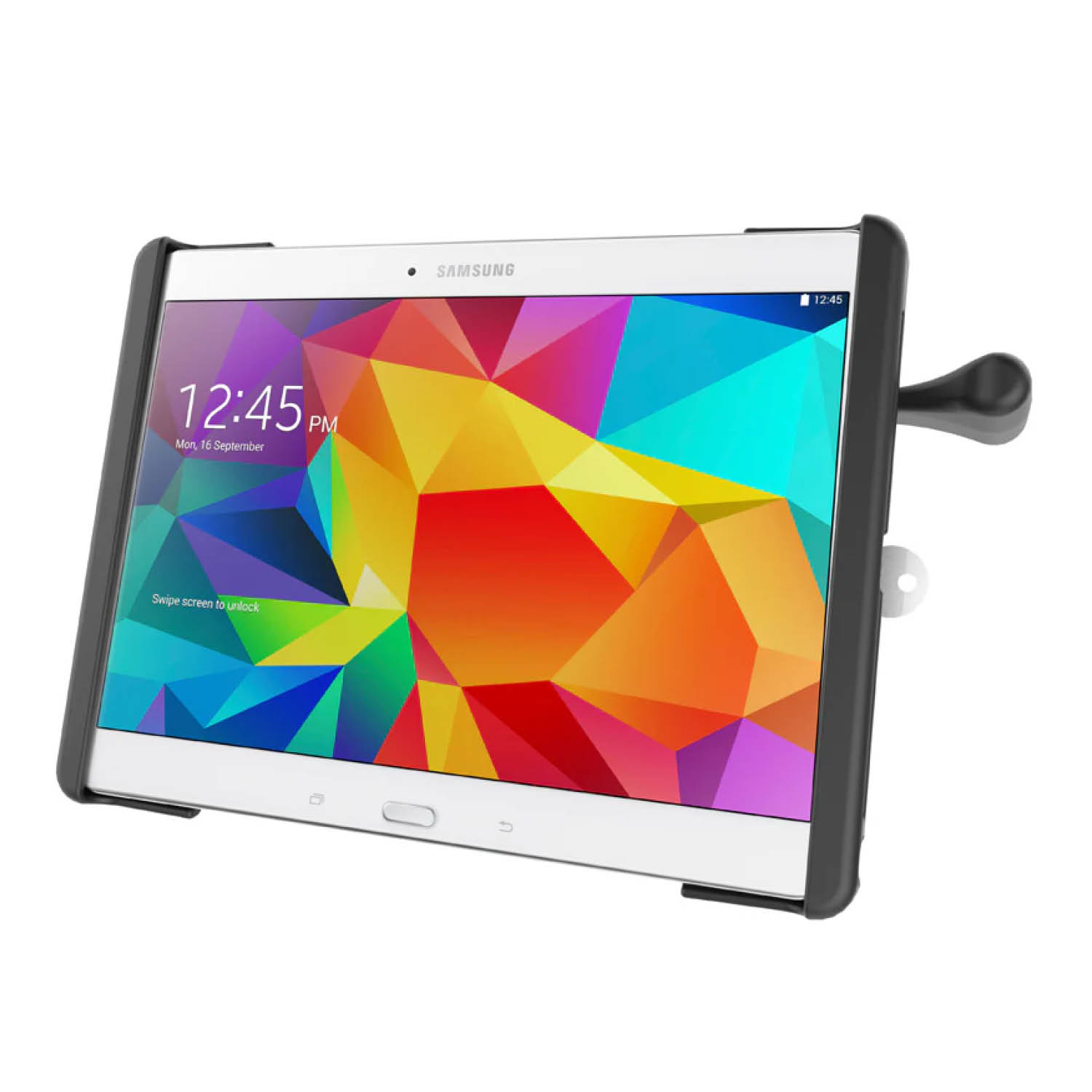 RAM Mounts Tab-Lock (abschließbar) Universal Halteschale für bis zu 10.5 Zoll Tablets - AMPS-Aufnahme, Schrauben-Set