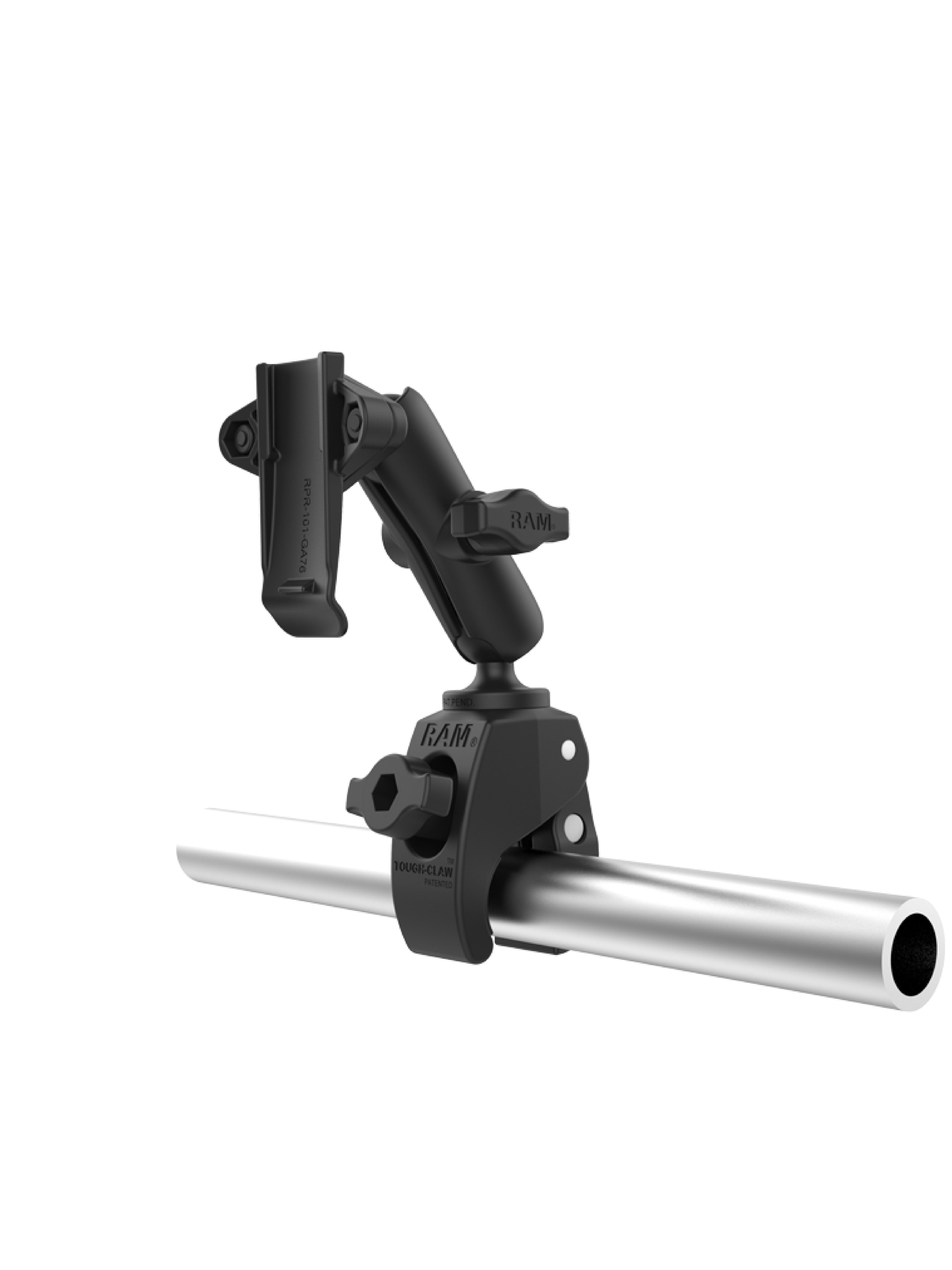 RAM Mounts Tough-Claw Halterung mit Garmin-Adapter - B-Kugel (1 Zoll), Tough-Claw klein (Durchmesser 15,9-29,0 mm)