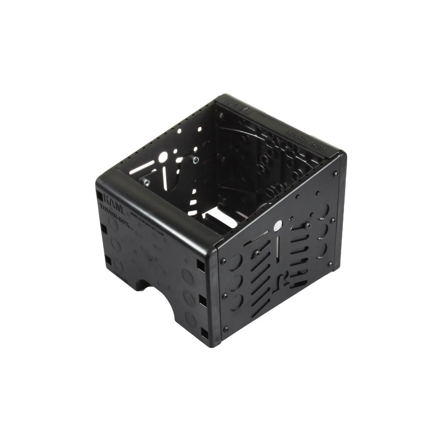 RAM Mounts Tough-Box Fahrzeug-Konsole (9 Zoll) mit Blendenbereich (7 Zoll) und justierbarer Platte