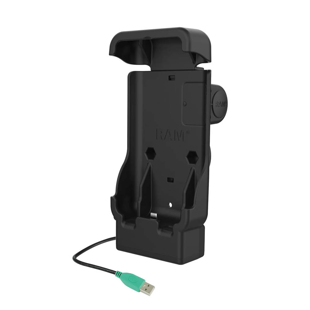 RAM Mounts Fahrzeug-Ladestation für Zebra EM45 - USB-C, 2-Loch AMPS