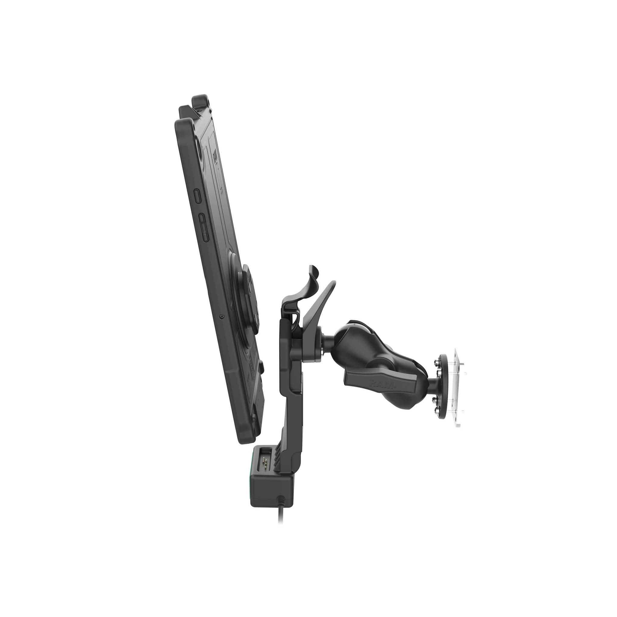 RAM Mounts GDS Uni-Conn Fahrzeug-Kit für Samsung Tab A9+ - C-Kugel (1,5 Zoll), USB-C