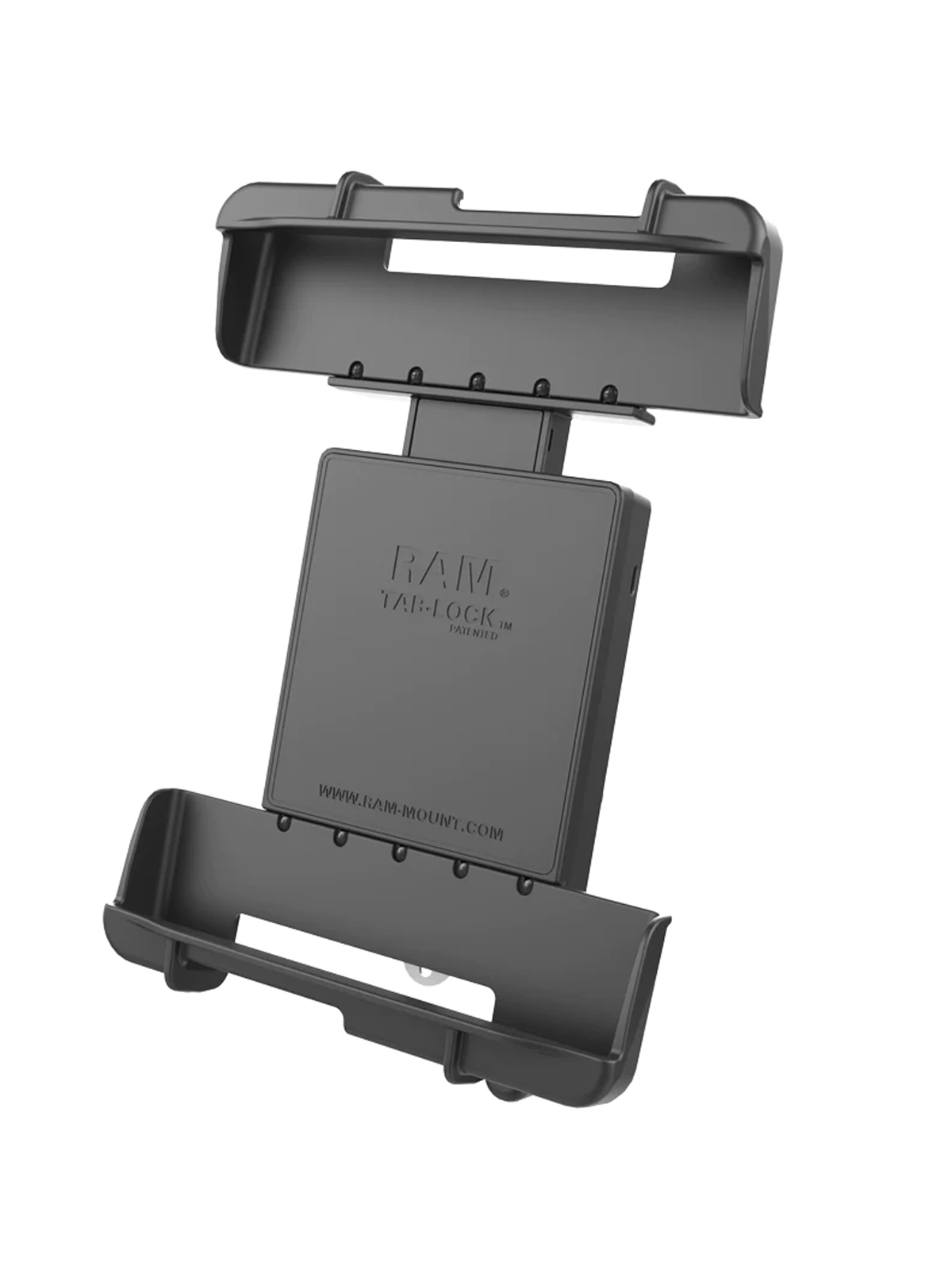 RAM Mounts Tab-Lock (abschließbar) Universal Halteschale für Panasonic Toughpad FZ-G1 und weitere Tablets von 10-11 Zoll - AMPS-Aufnahme, Schrauben-Set