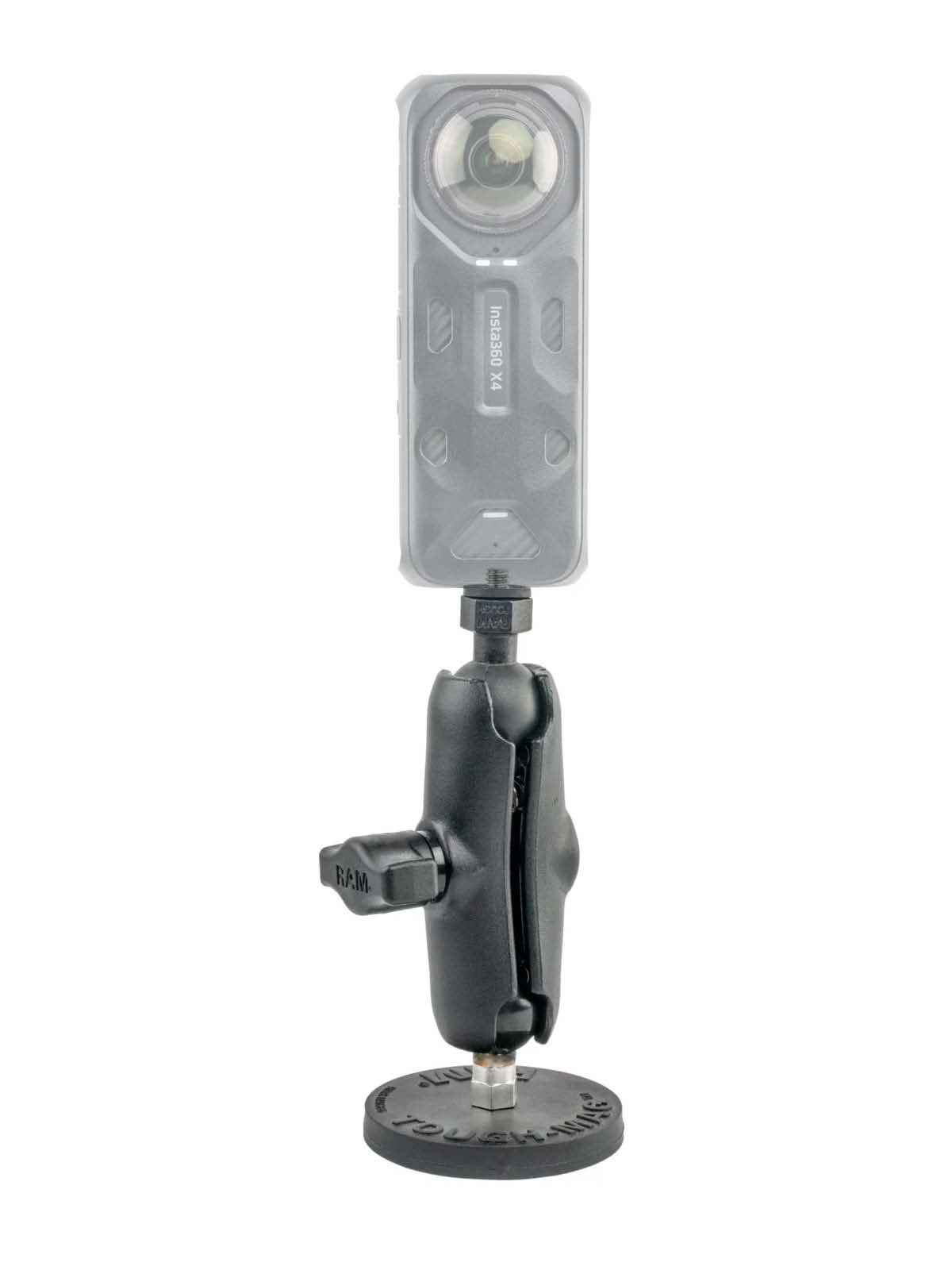 RAM Mounts Tough-Mag Magnethalterung für Insta360 - B-Kugel (1 Zoll), mittlerer Verbindungsarm