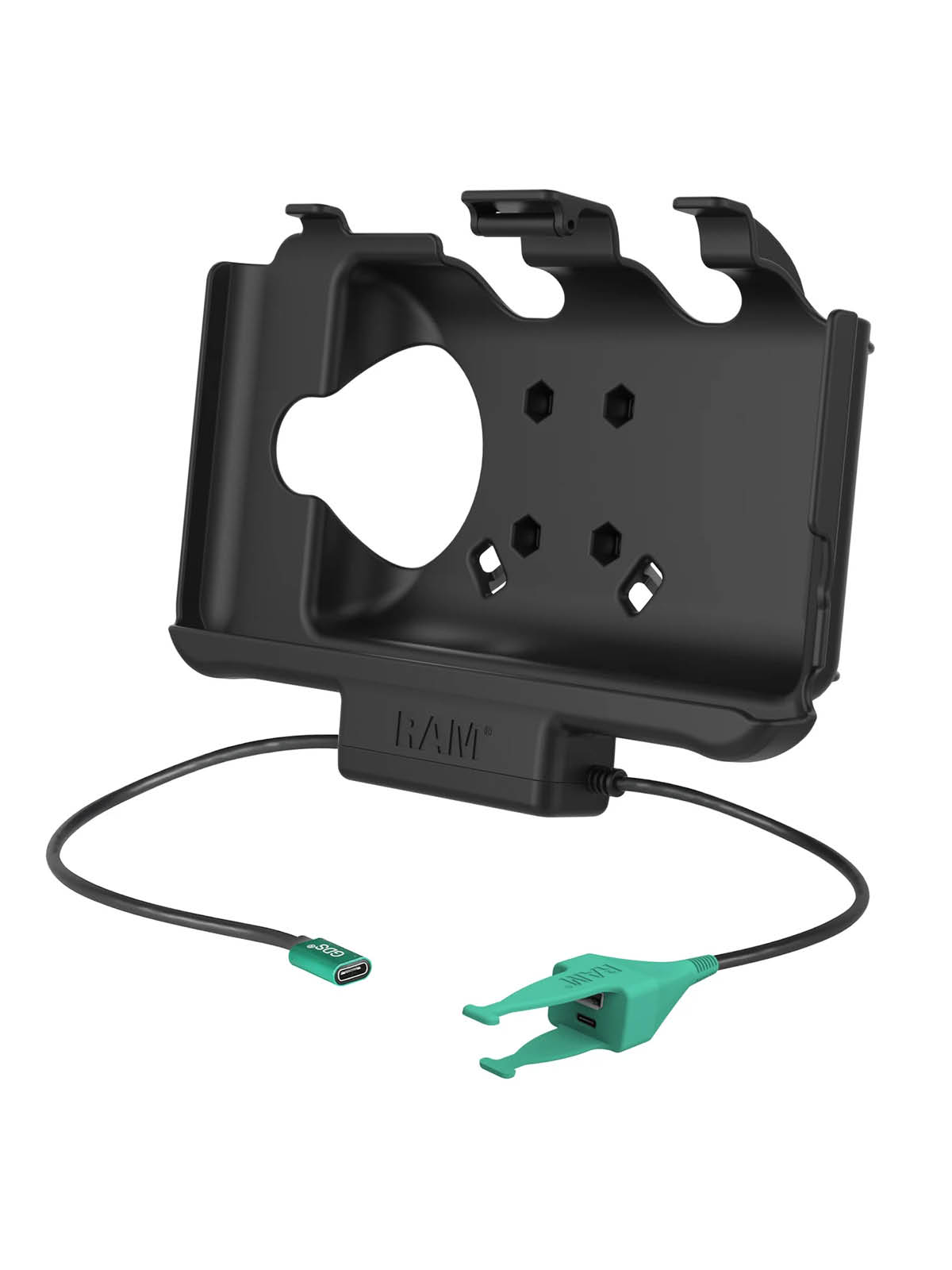 RAM Mounts EZ-Roll'r Halteschale für Samsung Tab Active3 & Active5 - In OEM/RAM Schutzhülle - USB-C & Dual USB-C/A-Anschluss