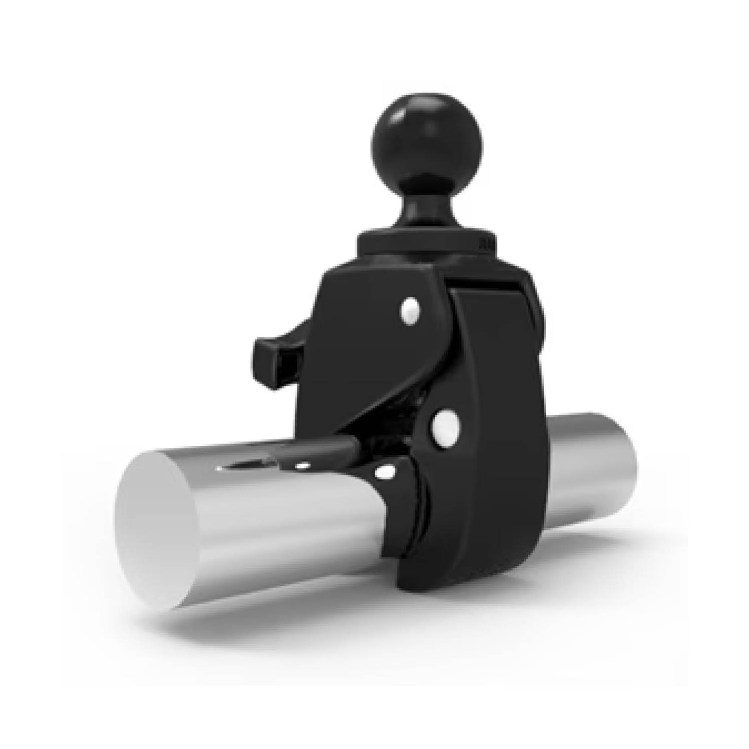 RAM Mounts X-Grip Klemm-Halterung für Smartphones - Bis 114,3 mm Breite - Langer Verbindungsarm - Tough-Claw Klein (Durchmesser 15,87 mm bis 28,95 mm) - B-Kugel (1 Zoll)