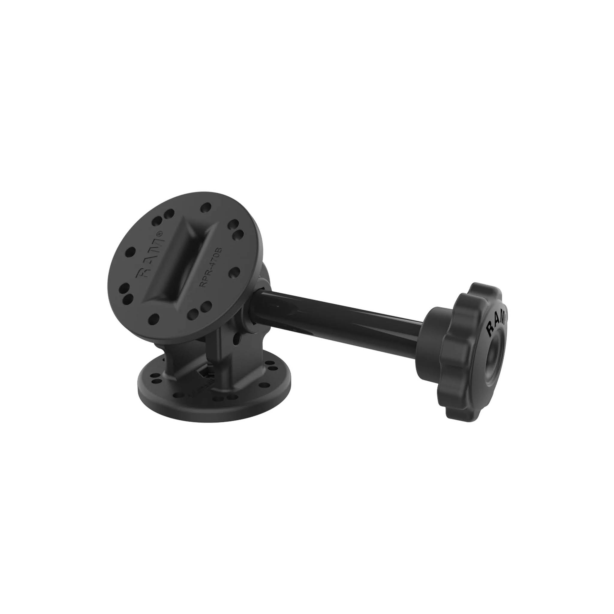 RAM Mounts Drehgelenk-Halterung (Verbundstoff) mit Arretier-Adapter - 2-/4-Loch AMPS