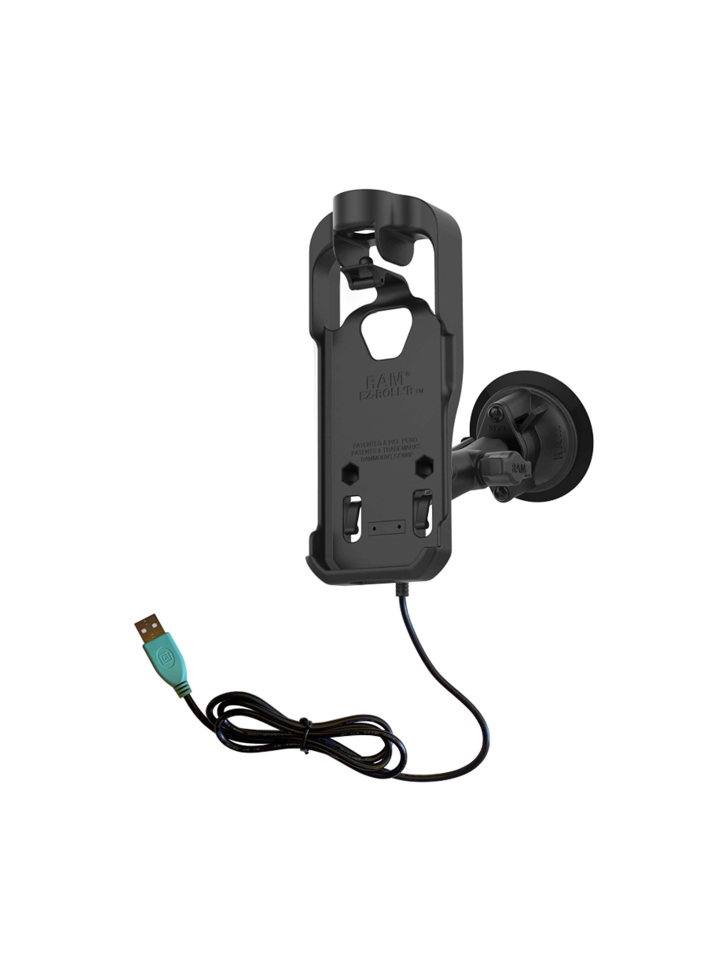 RAM Mounts Saugfuss-Halterung für Kyocera DuraForce Ultra 5G E7110 - B-Kugel (1 Zoll), USB-A