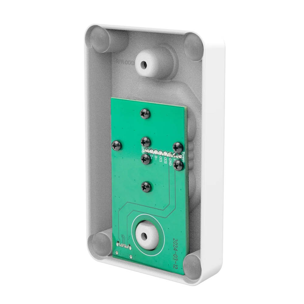 RAM Mounts GDS Uni-Conn Wand-Ladestation mit USB-C-Anschluss - Magnetisch - Hellgrau