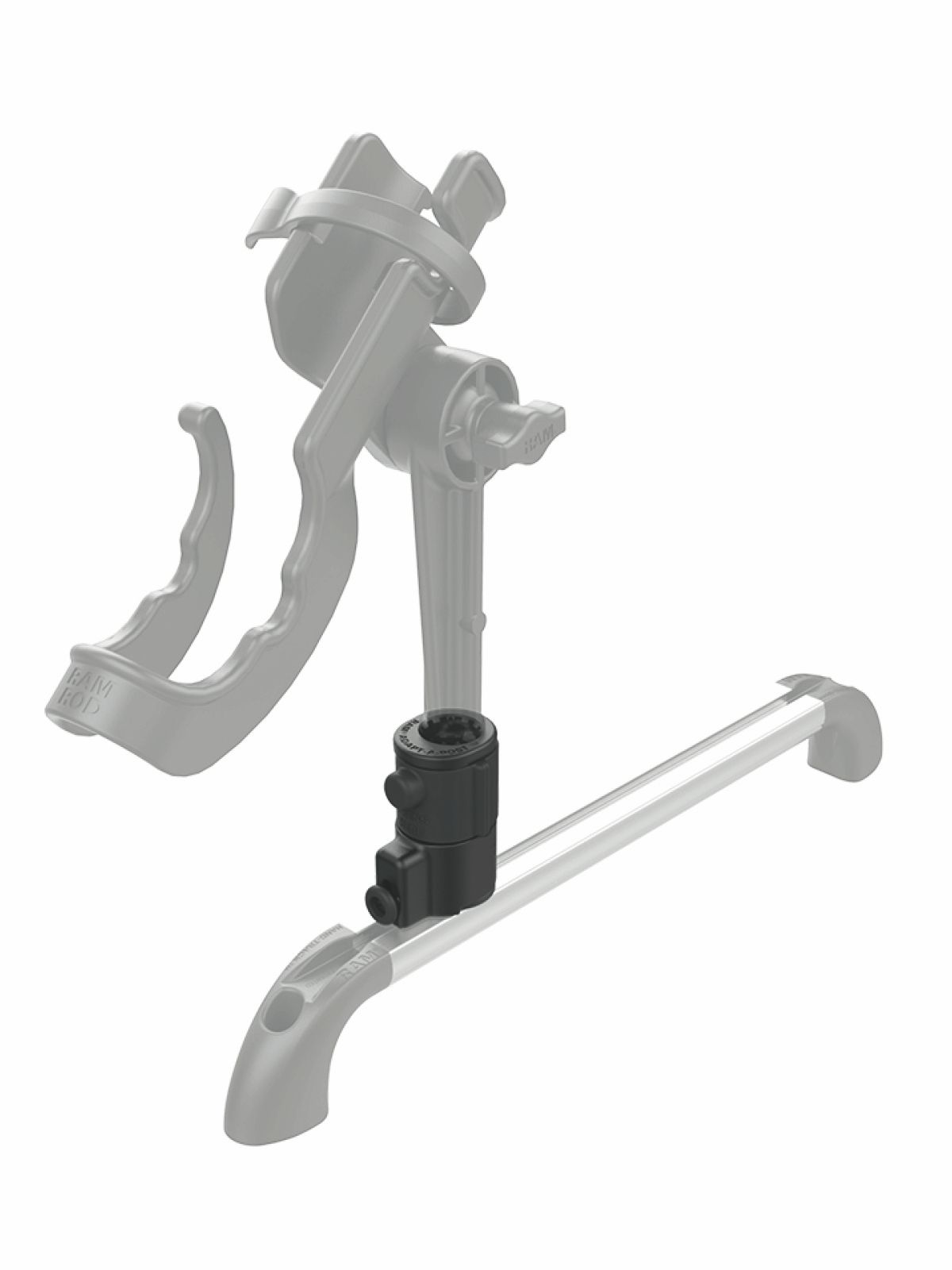 RAM Mounts Universal Adapt-A-Post Track-Basis - Spline-Post-Aufnahme, Tough-Track kompatibel