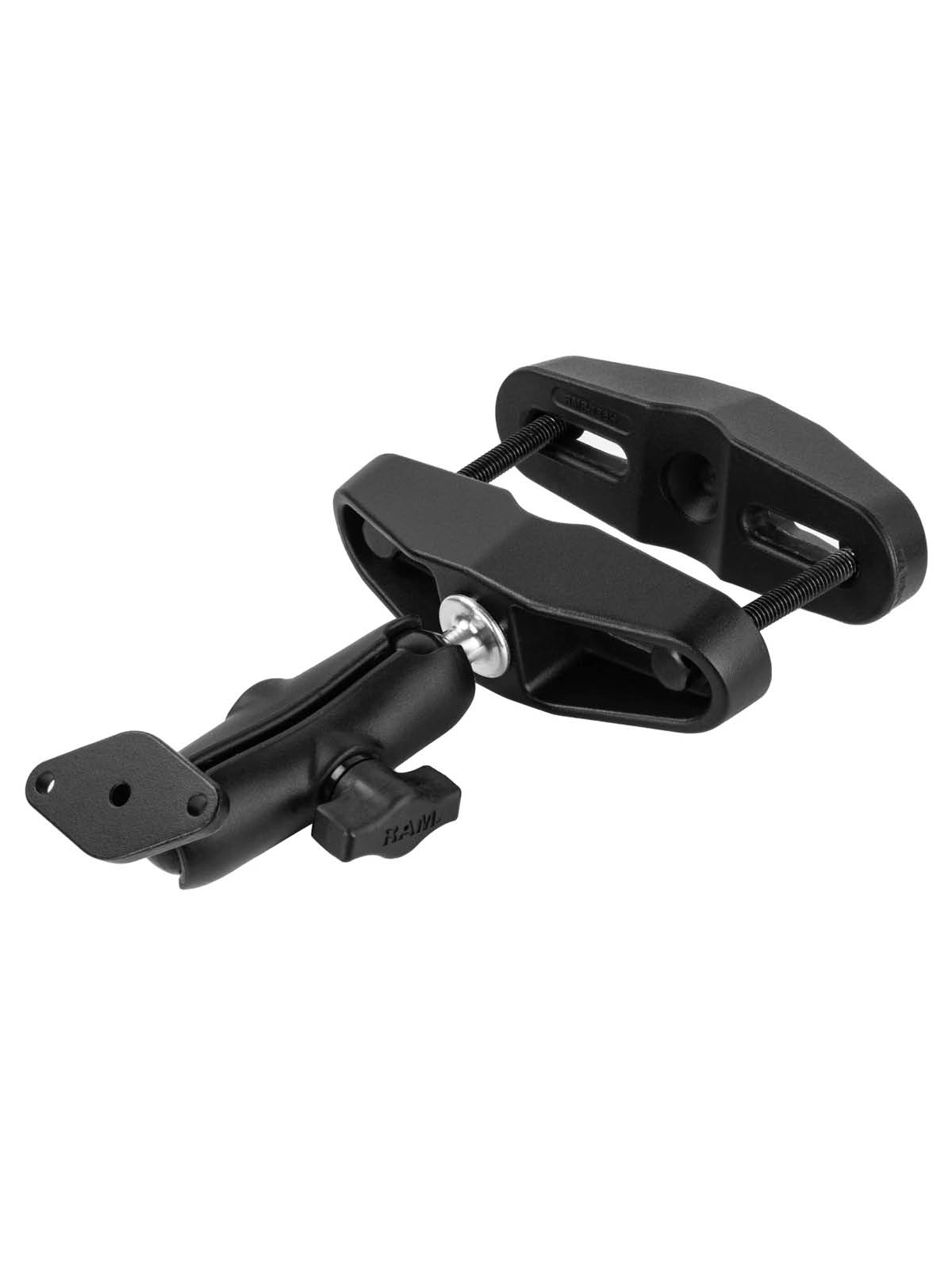 RAM Mounts Schraubklemmen-Set - B-Kugel (1 Zoll), mittlerer Arm, Klemmbereich 44,5-101,6 mm, 2-Loch AMPS