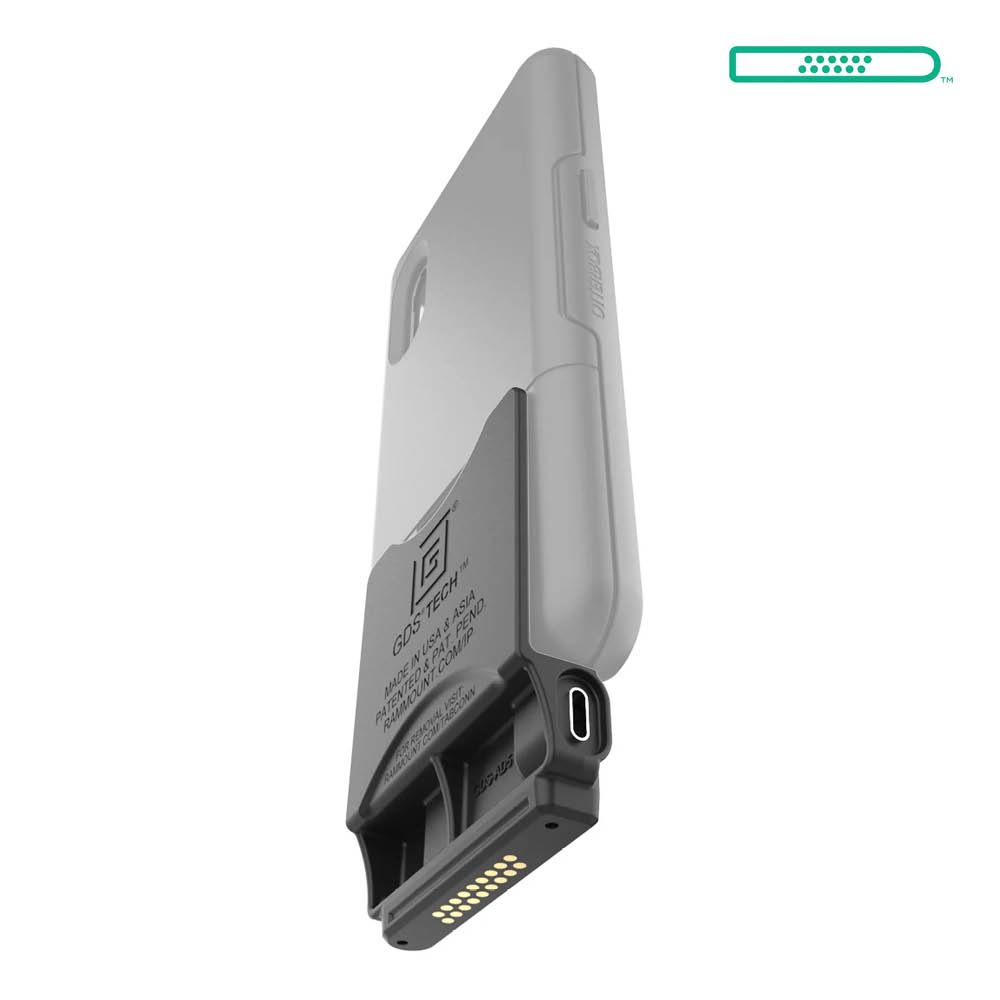 RAM Mounts GDS Mobi-Conn Adapter für Smartphones in Otterbox Defender Schutzhülle - Externer USB-C-Anschluss