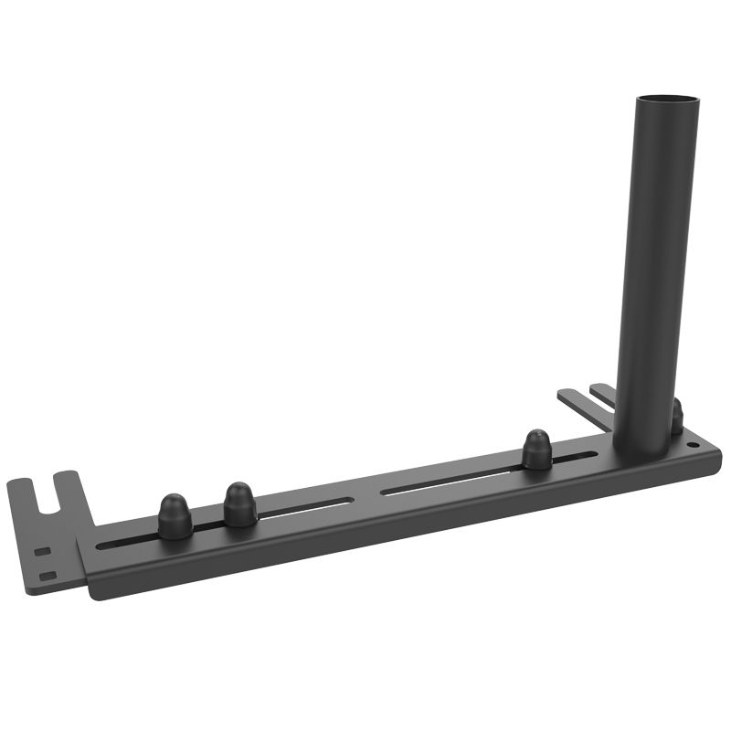 RAM Mounts Universal Fahrzeug-Basis für Laptop-Halterungen inkl. Tele Pole Aufnahme, Sitzschraubenabstand: min. 230 mm – max. 475 mm