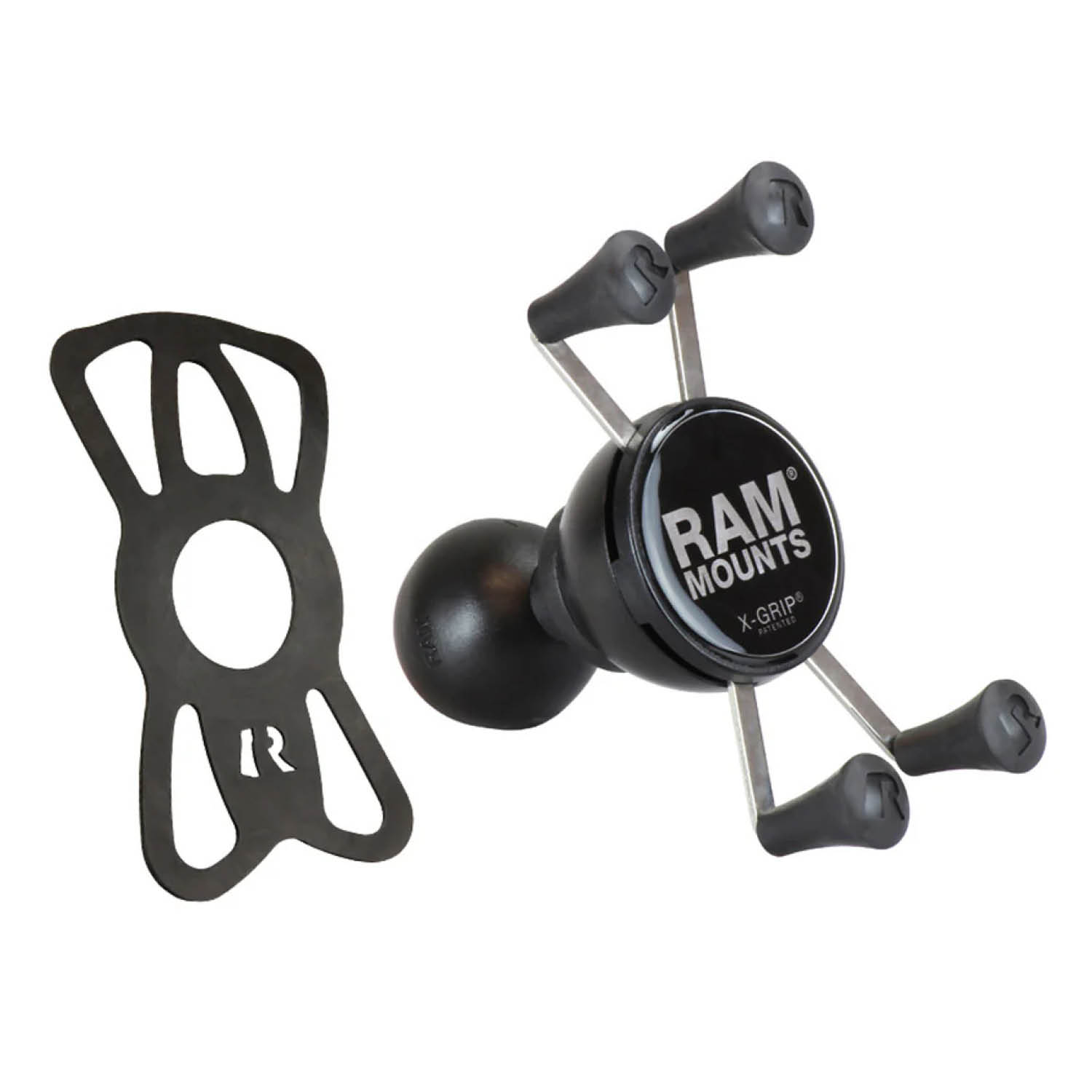 RAM Mounts X-Grip Halteklammer für Smartphones - Bis 82,55 mm Breite - Mit C-Kugel (1,5 Zoll)
