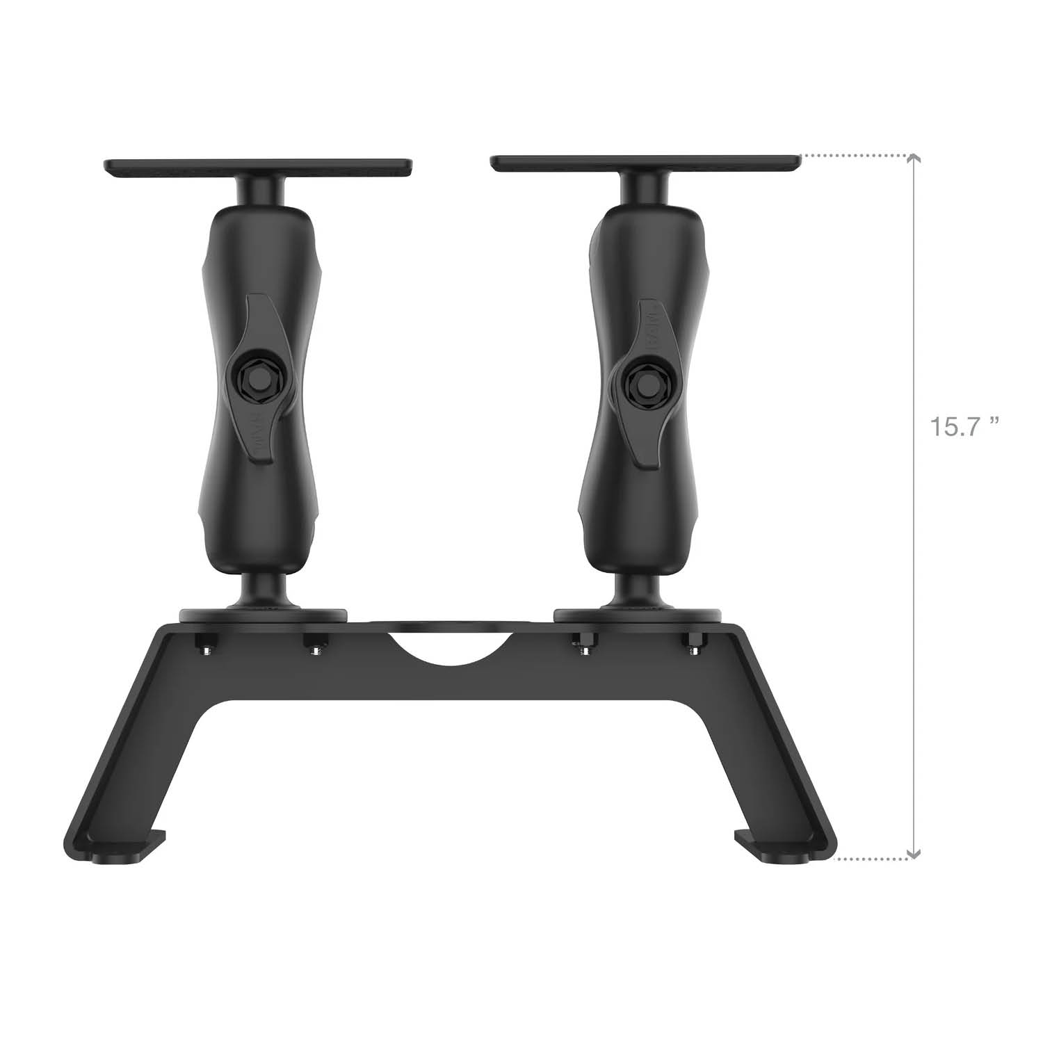 RAM Mounts Montage-Rahmen mit 2 Befestigung-Sets - D-Kugel (2,25 Zoll), Garmin, Lowrance, Humminbird