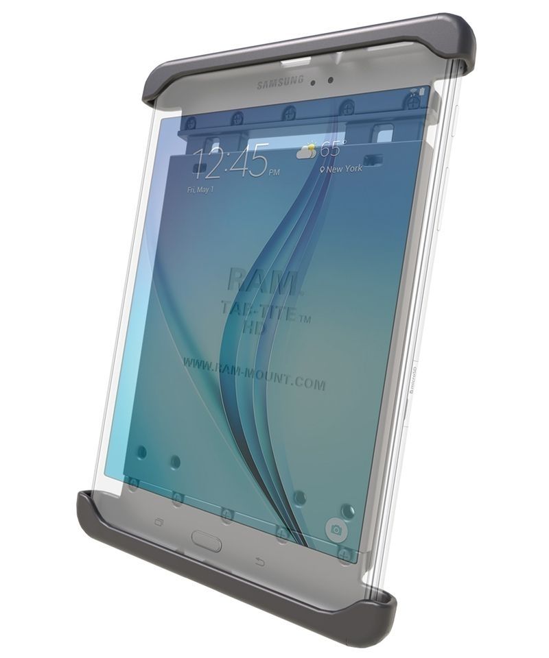 RAM Mounts Universal Tab-Tite Halteschale für 8 Zoll Tablets inkl. Samsung Tab A 8.0 (ohne Schutzgehäuse/-hüllen) - AMPS-Aufnahme, Schrauben-Set
