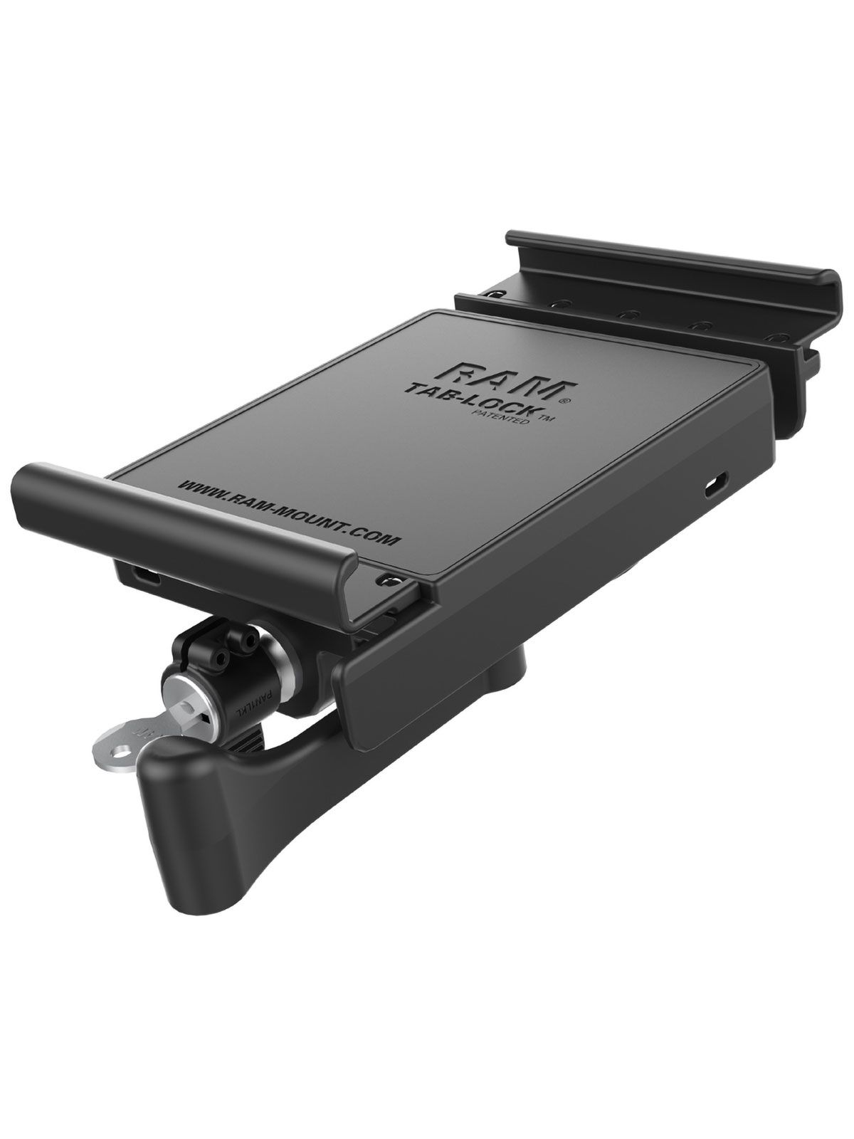 RAM Mounts Tab-Lock (abschließbar) Universal Halteschale für GDS-Tastatur - AMPS-Aufnahme, Schrauben-Set
