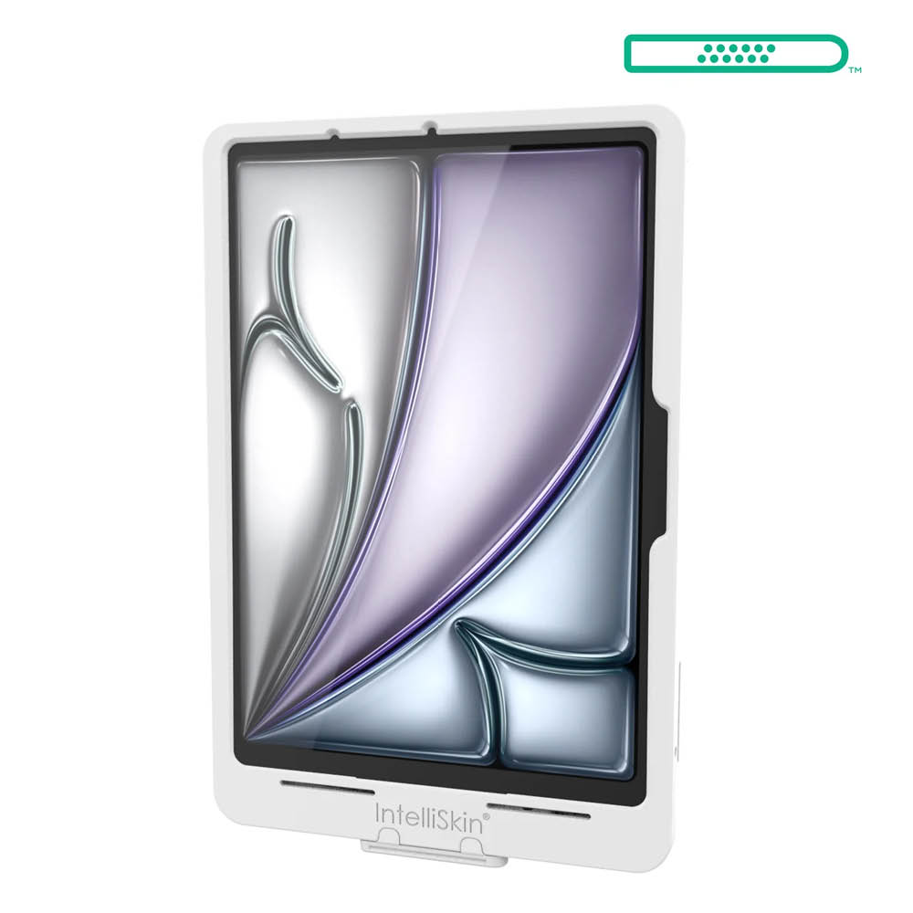 RAM Mounts IntelliSkin Thin Case Ladeschutzhülle für Apple iPad Air 11 (M2 & M3) - GDS-Technologie, USB-C-Anschluss (Extern), hellgrau