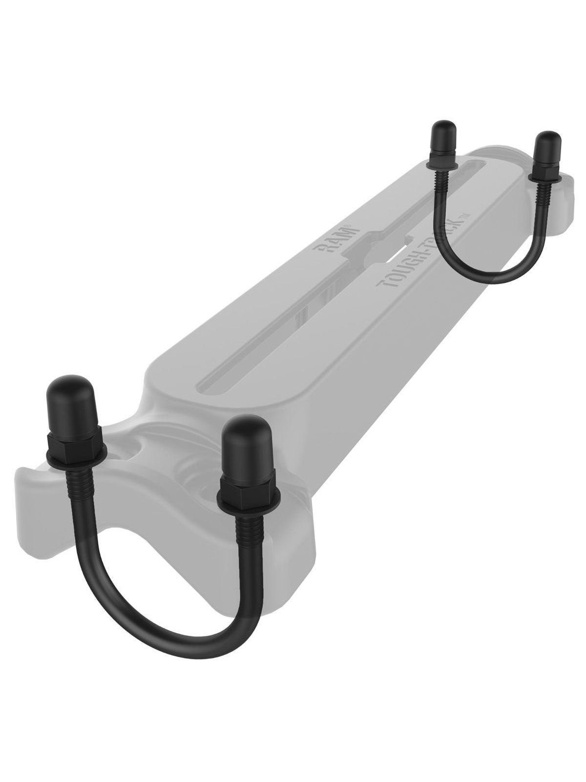 RAM Mounts Montage-Material für Tough-Track Schienen zur Rohr-Befestigung - U-Bügel für Durchmesser 31,8-38,1 mm