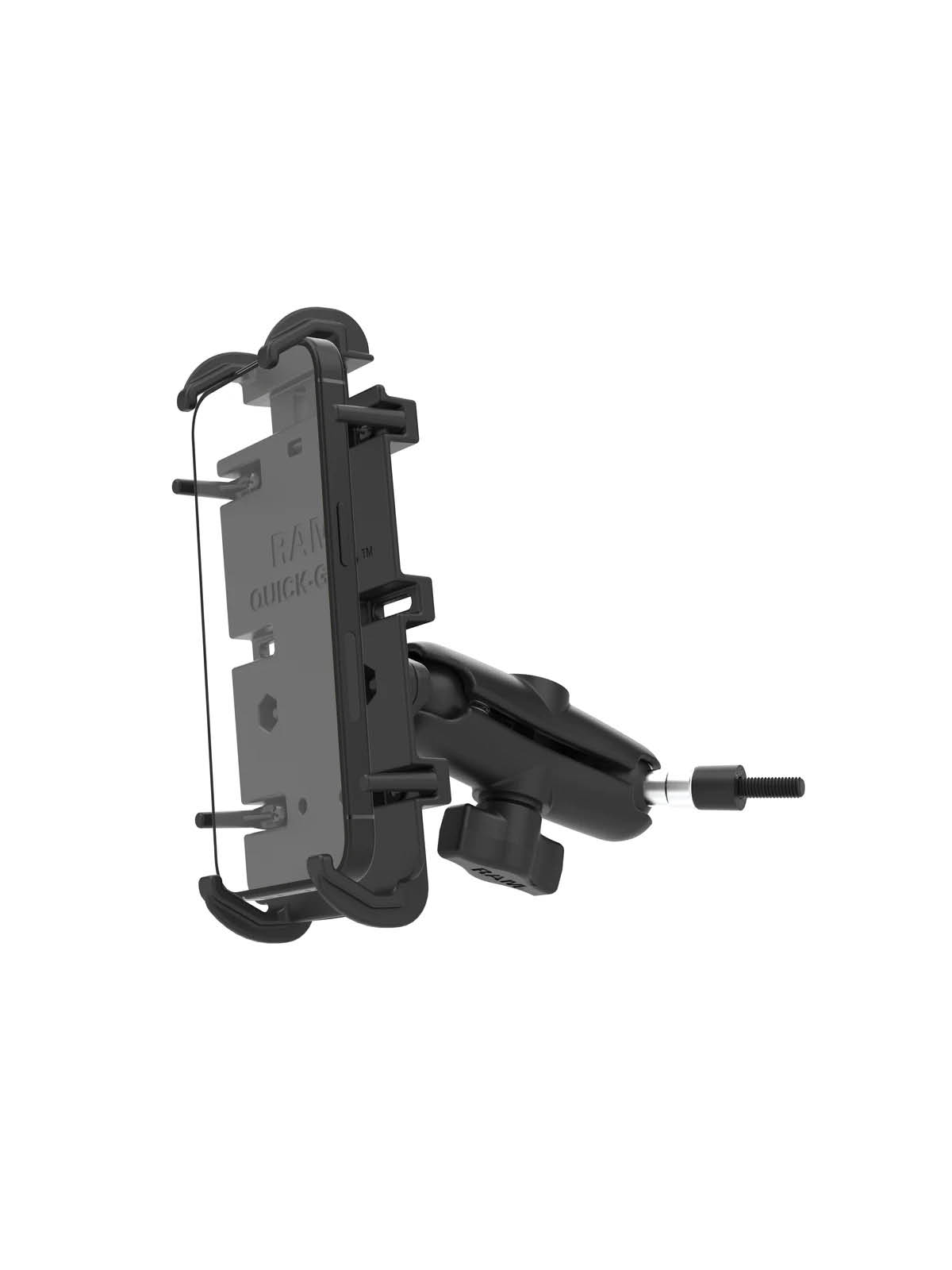 RAM Mounts Quick-Grip XL Universal-Halterung - B-Kugel (1 Zoll), M6 Gewinde, mittlerer Verbindungsarm