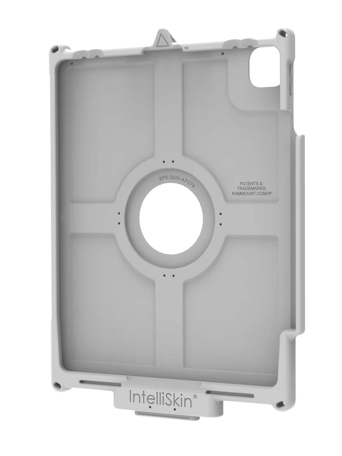 RAM Mounts IntelliSkin Next Gen Lade-/Schutzhülle Apple iPad Pro 12.9 (3.-6. Gen.) - grau, GDS-Technologie