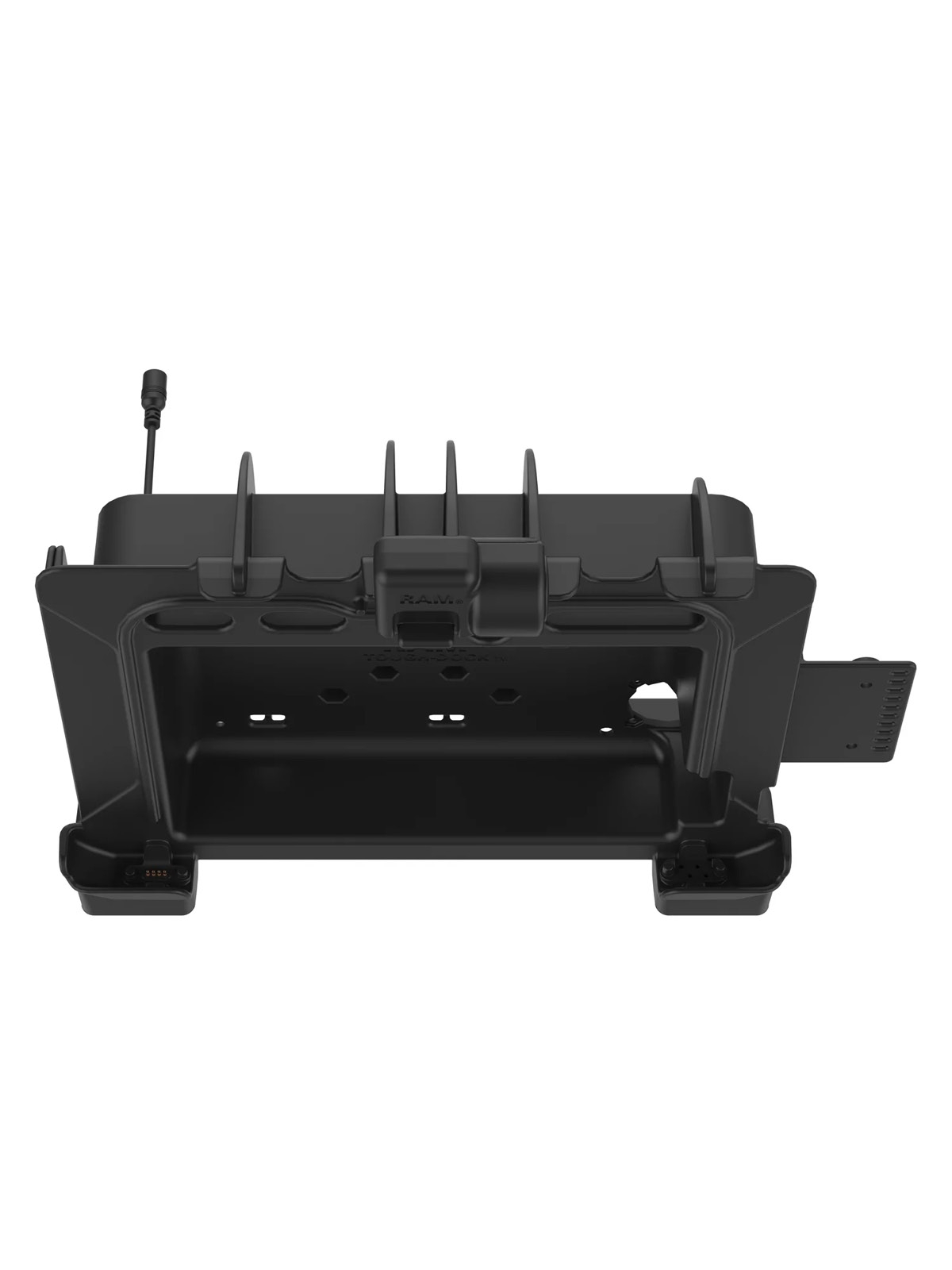 RAM Mounts Form-Fit Docking-Station für Zebra ET8x 2-in-1 Tablet - mit Stromversorung 5,5 mm Klinkenstecker, AMPS- u. VESA-Aufnahme