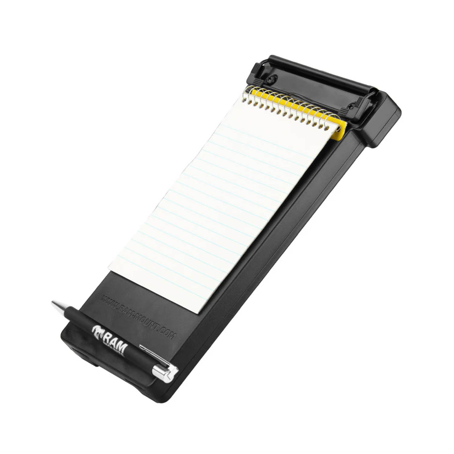 RAM Mounts Notizblockhalter - Magnetischer Stifthalter - 2 & 4-Loch AMPS - Inkl. Stift - Schrauben-Set