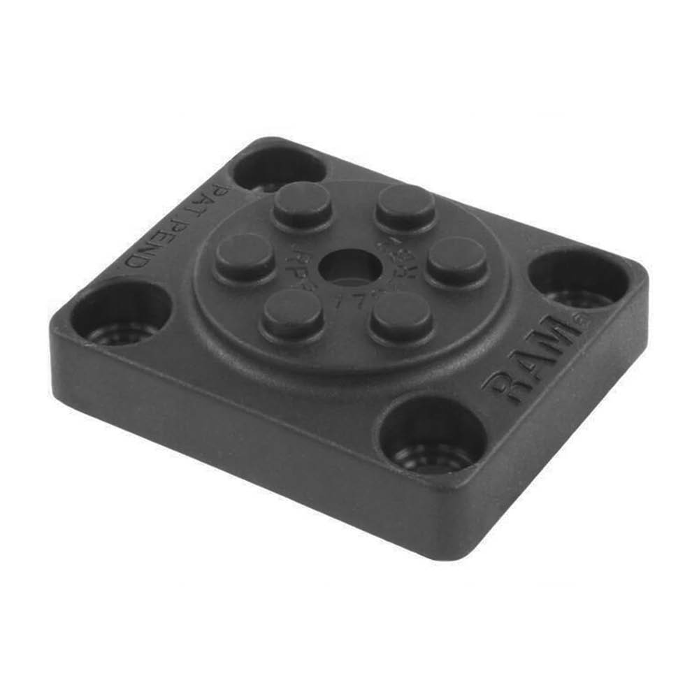 RAM Mounts Pin-Lock™ Adapter (rechteckig) - Verbundstoff, 4-Loch AMPS