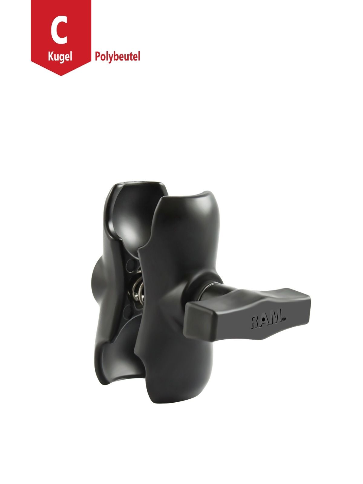 RAM MOUNTS Supporto A Ventosa Con Base A Diamante – Sfera Da 1/2 Pollice – Per Fotocamera E GPS
