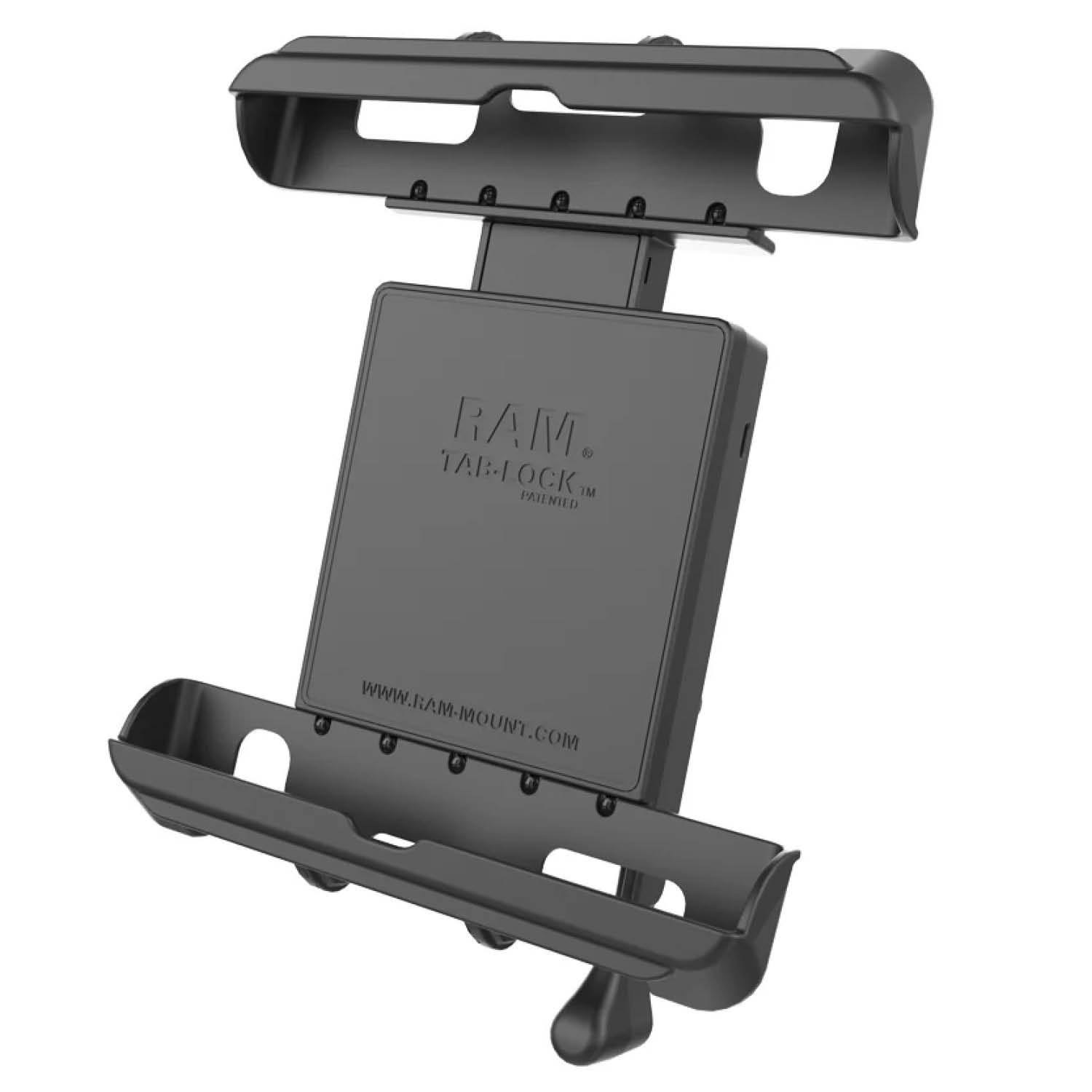RAM Mounts Tab-Lock (abschließbar) Universal Halteschale für Tablets bis zu 11 Zoll - AMPS-Aufnahme, Schrauben-Set