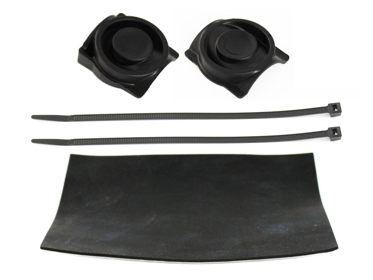 RAM Mounts Zubehör-Set für EZ-ON/OFF Systeme - Gummiunterlage, 2x EZ-ON Adapter, 2x Kabelbinder