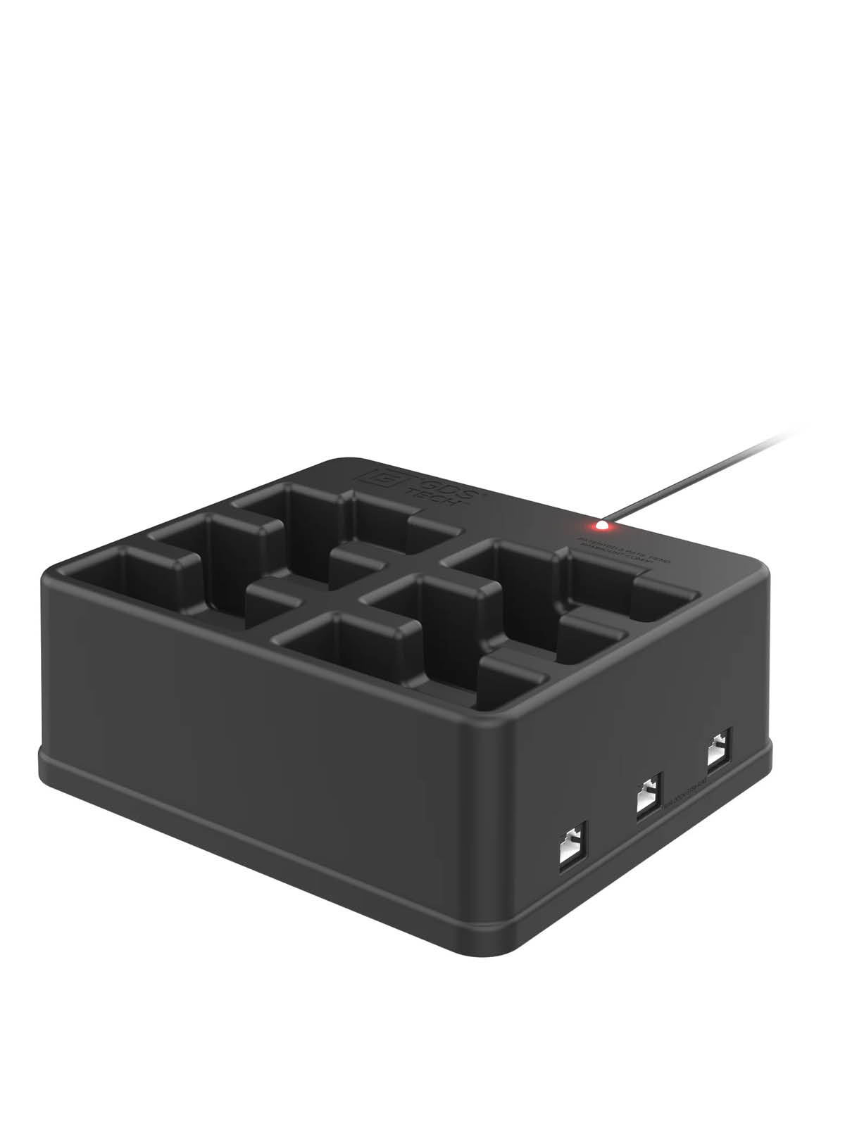 RAM Mounts 6-fach GDS Tisch-Ladestation für Zebra Handgeräte in IntelliSkin Lade-/Schutzhüllen - mit RJ45 Schnittstellen