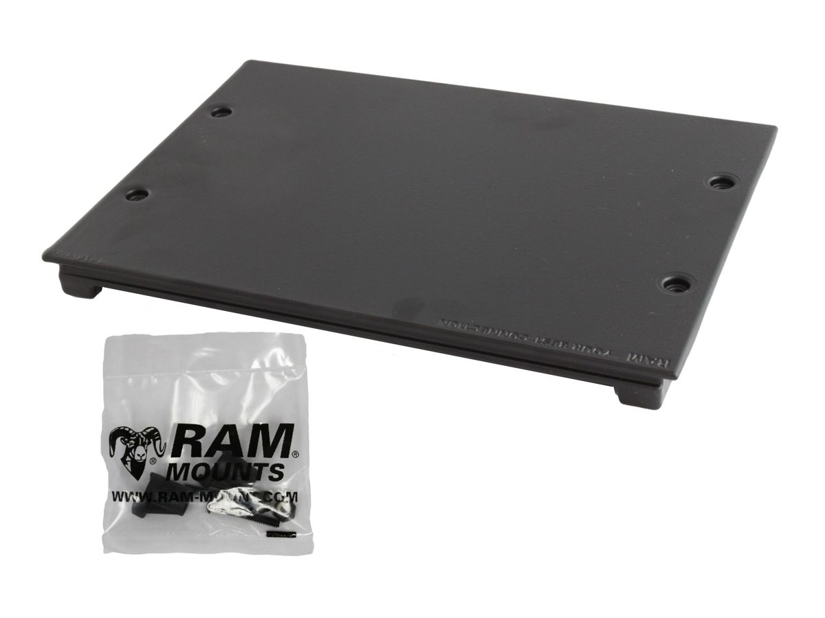 RAM Mounts Abdeckplatte für Tough-Box Fahrzeugkonsolen - Aluminium (druckgegossen), 152,4 mm hoch, Schrauben-Set