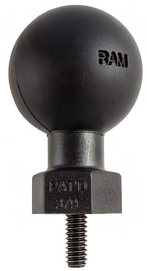 RAM Mounts Tough-Ball mit 1/4"-20 x 12,7 mm Gewindestift - C-Kugel (1,5 Zoll), im Polybeutel