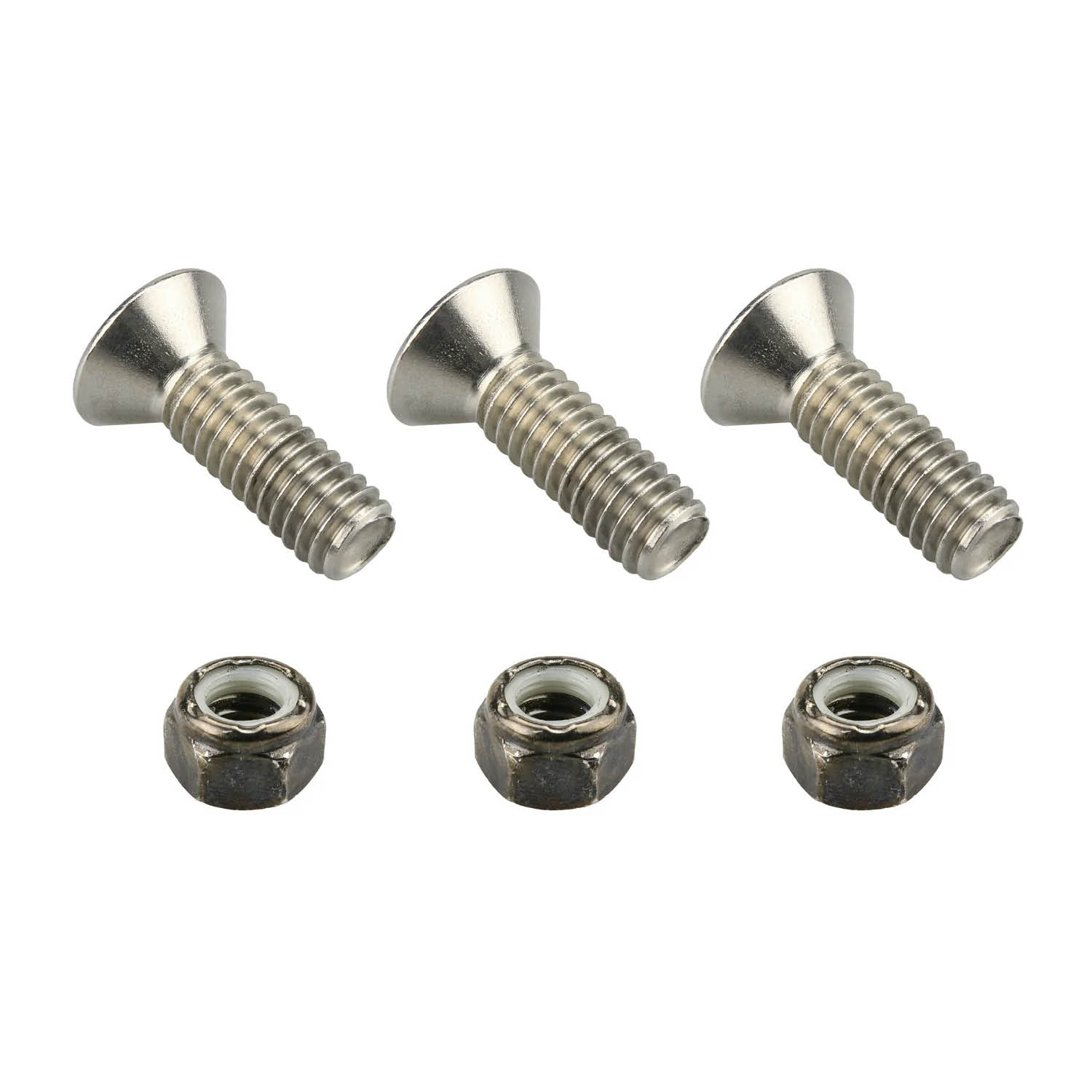 RAM Mounts Schrauben-/Muttern Set für Fischfinder Montage-Rahmen und D-Kugel (2,25 Zoll) Basisplatten - je 3 Schrauben / Muttern