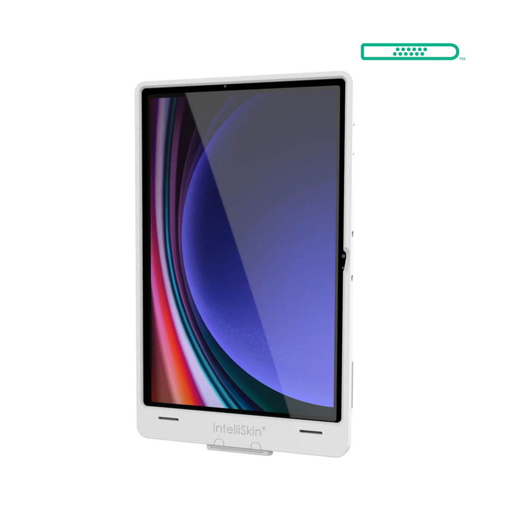 RAM Mounts IntelliSkin Thin-Case Ladeschutzhülle für Samsung Galaxy Tab S9 FE+/S9+/S10+ - Externer USB-C Anschluss, GDS-Technologie, hellgrau