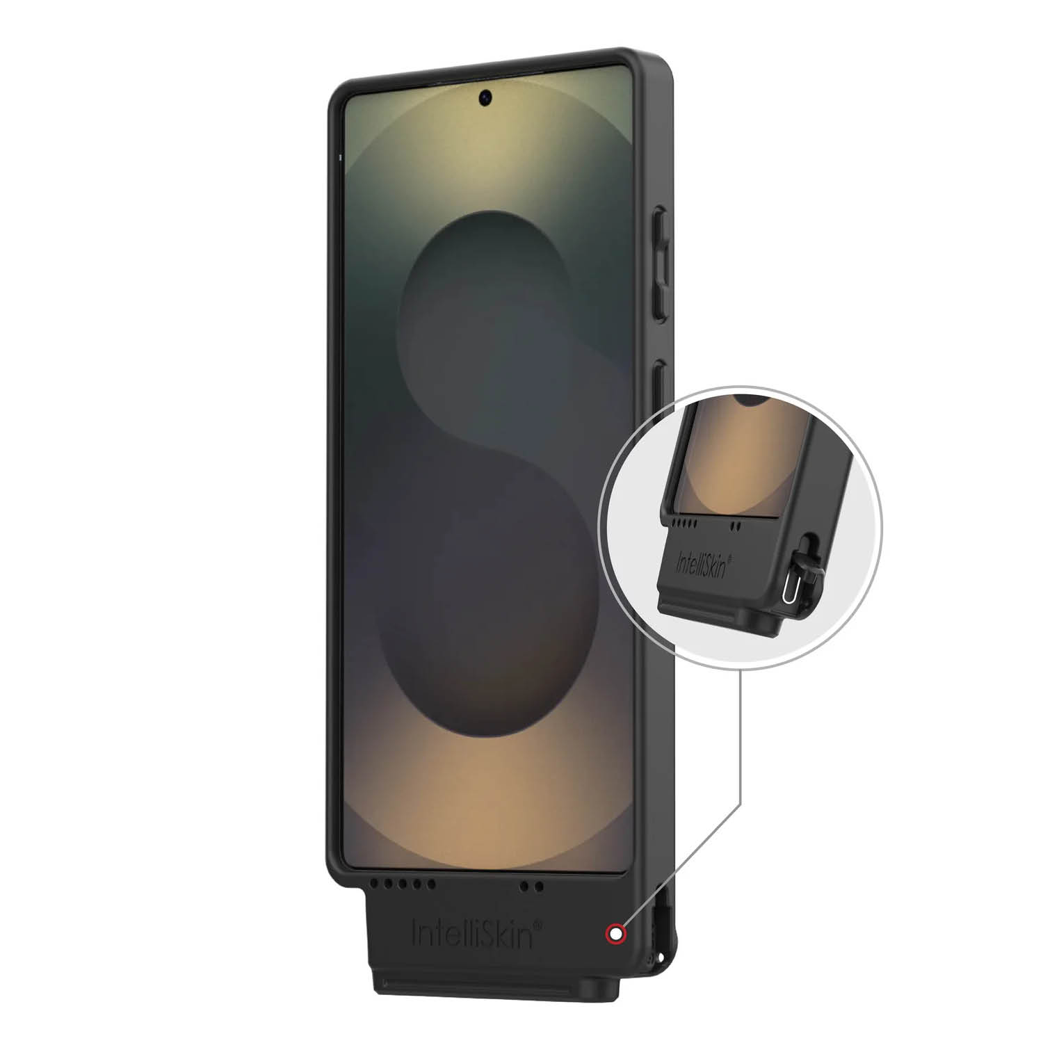 RAM Mounts IntelliSkin Ladeschutzhülle für Samsung Galaxy S25 Ultra - externer USB-C Anschluss