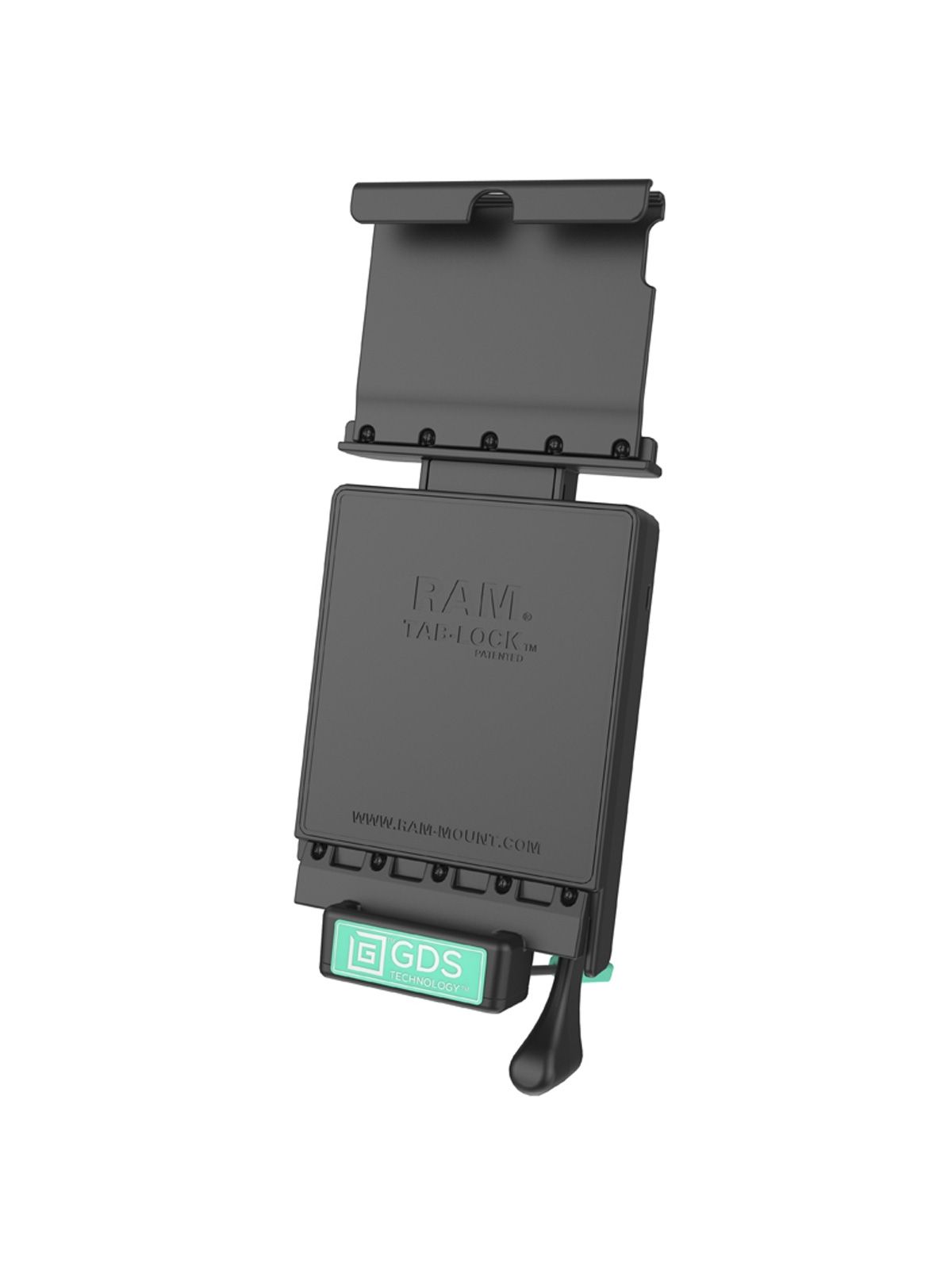 RAM Mounts GDS Dockingstation Samsung Tab S5e u. Tab A 10.1 (2019) in IntelliSkin-Lade-/Schutzhüllen - abschließbar, USB-C, AMPS-Anbindung