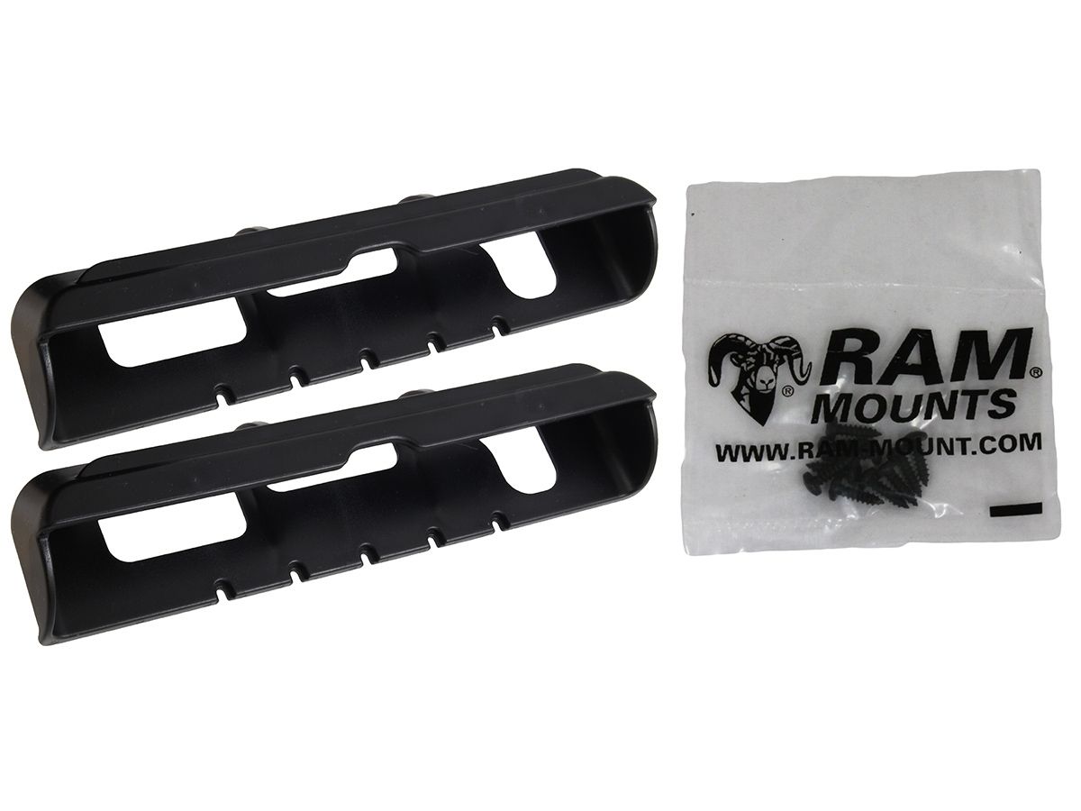 RAM Mounts Tab-Tite Endkappen für Apple iPad 1-4 (in LifeProof u. Lifeedge Schutzgehäusen) - Schrauben-Set