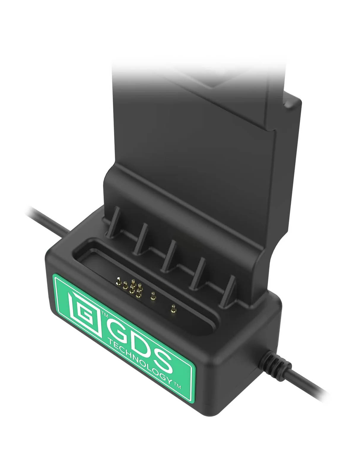 RAM Mounts GDS Uni-Conn Ladestation - abschließbar (Schloss links), USB-C, USB-A, RJ45, 2-Loch AMPS Aufnahme