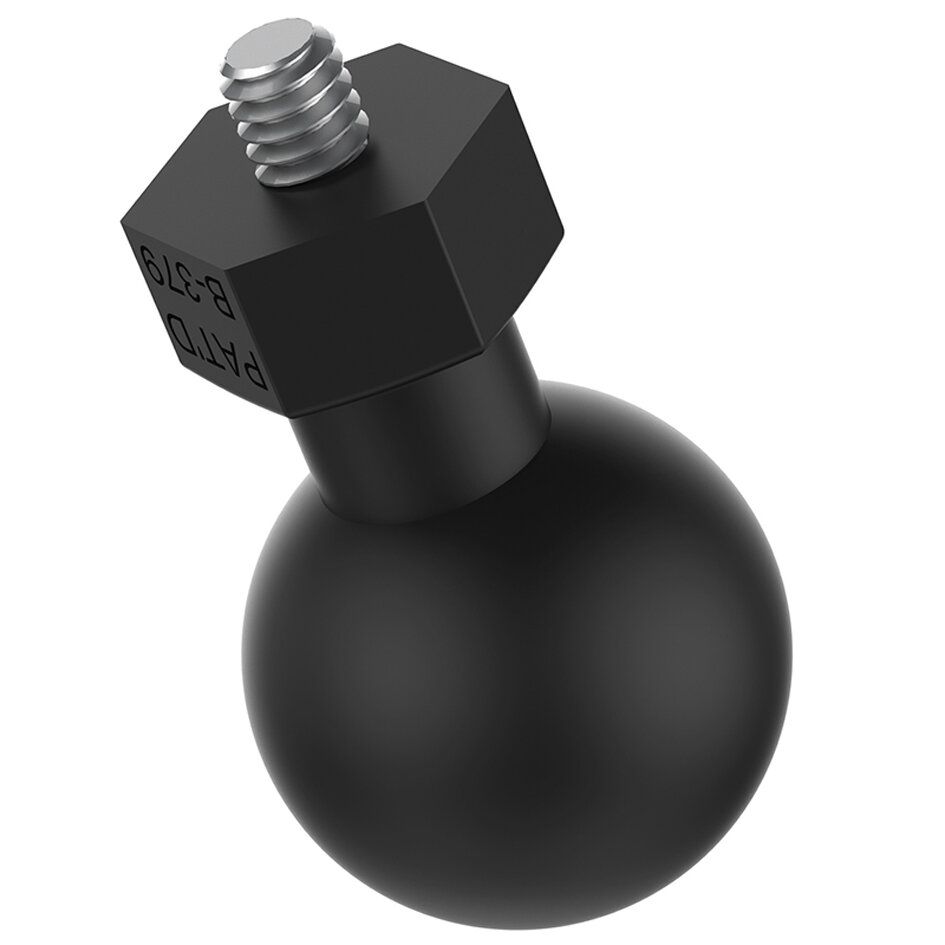 RAM Mounts Tough-Ball mit 1/4-20x0,25 Zoll Gewindestift - B-Kugel (1 Zoll), im Polybeutel