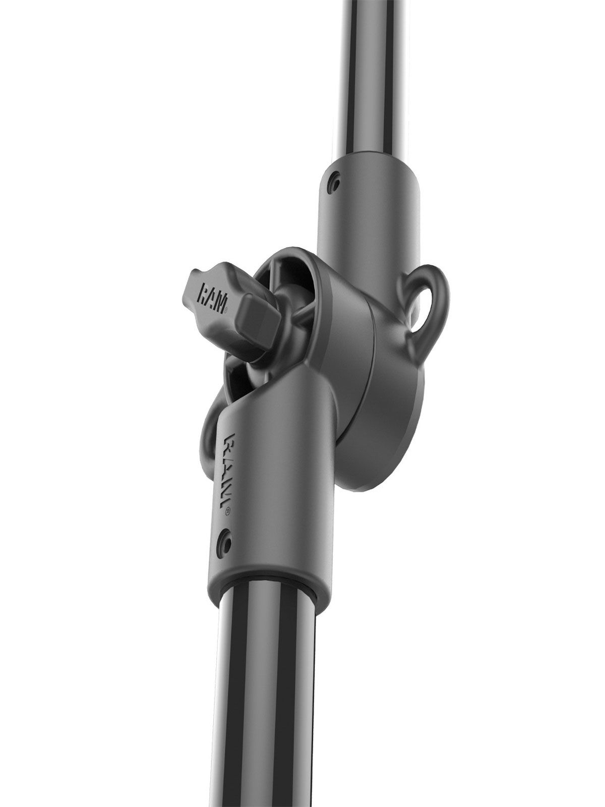 RAM Mounts Tough-Pole GoPro Kamerahalterung für Tough-Track Schienen - B-Kugel (1 Zoll), Gesamtlänge ca. 950 mm, Track-Node-Basis