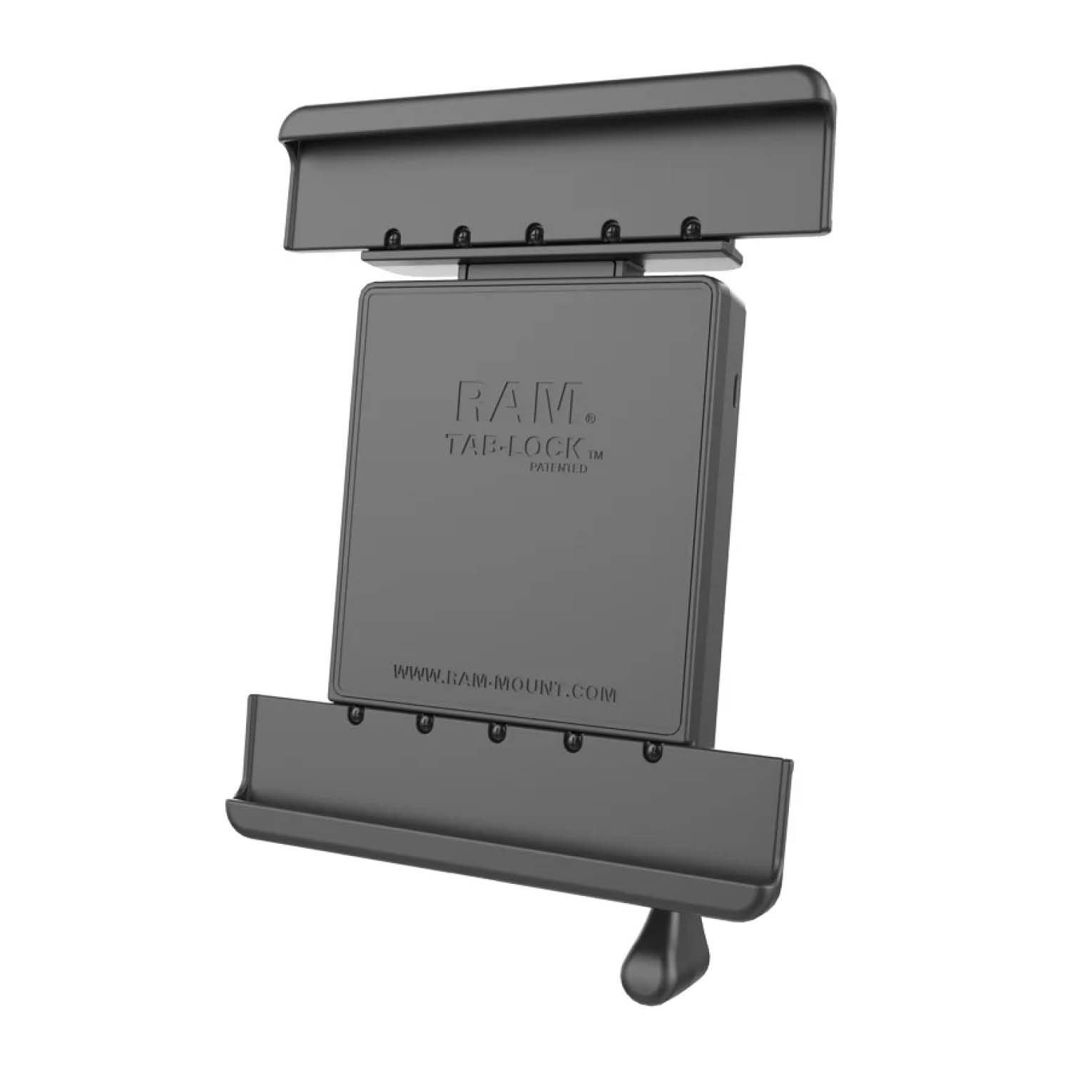 RAM Mounts Tab-Lock (abschließbar) Universal Halteschale für bis zu 10.5 Zoll Tablets - AMPS-Aufnahme, Schrauben-Set