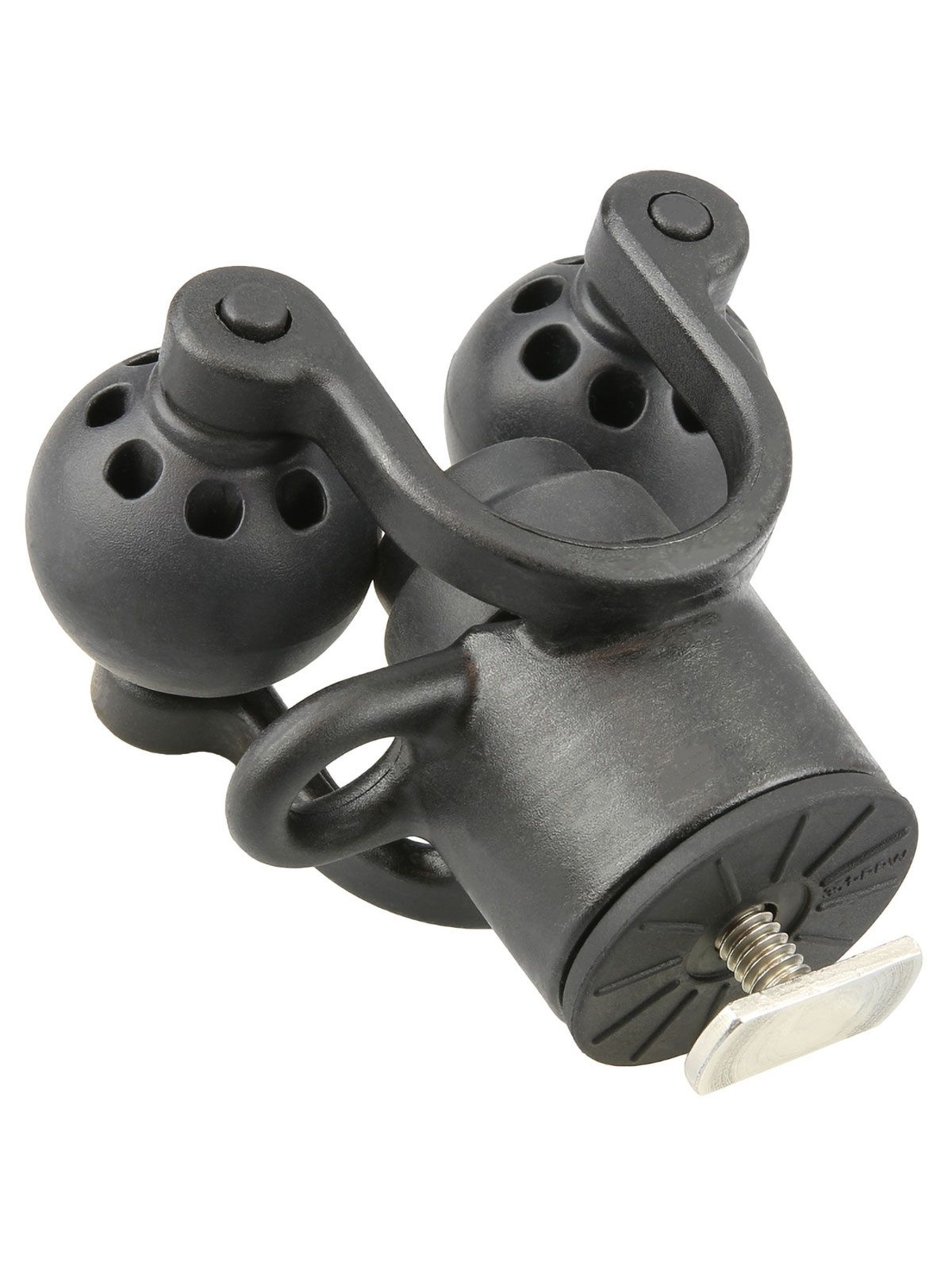 RAM Mounts Verbundstoff Roller-Ball Paddelhalter (Doppel-Pack) - mit T-Slot für Tough-Track Schienensysteme