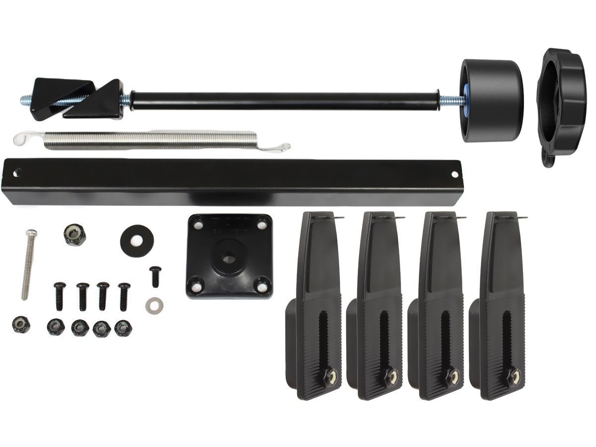 RAM Mounts Secure-N-Motion Sicherungs-Kit für Tough-Tray Halter - Pin-Lock, inkl. 4 flachen Seitenarmen