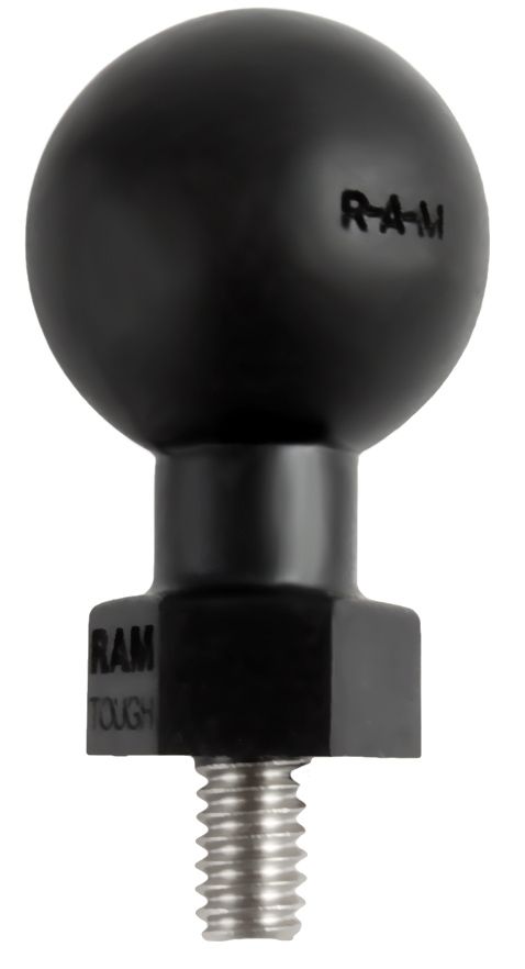 RAM Mounts Tough-Ball mit 1/4-20x0,375 Zoll Gewindestift - B-Kugel (1 Zoll), im Polybeutel